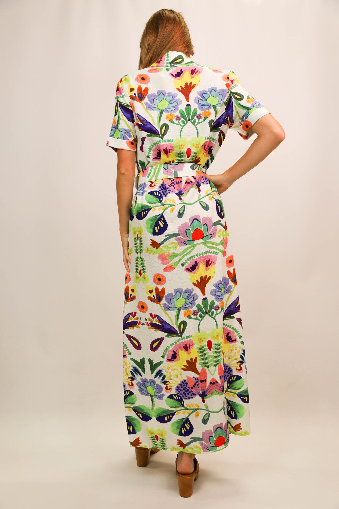 Robe longue multicolore Unika Taille M et XL - NEUF