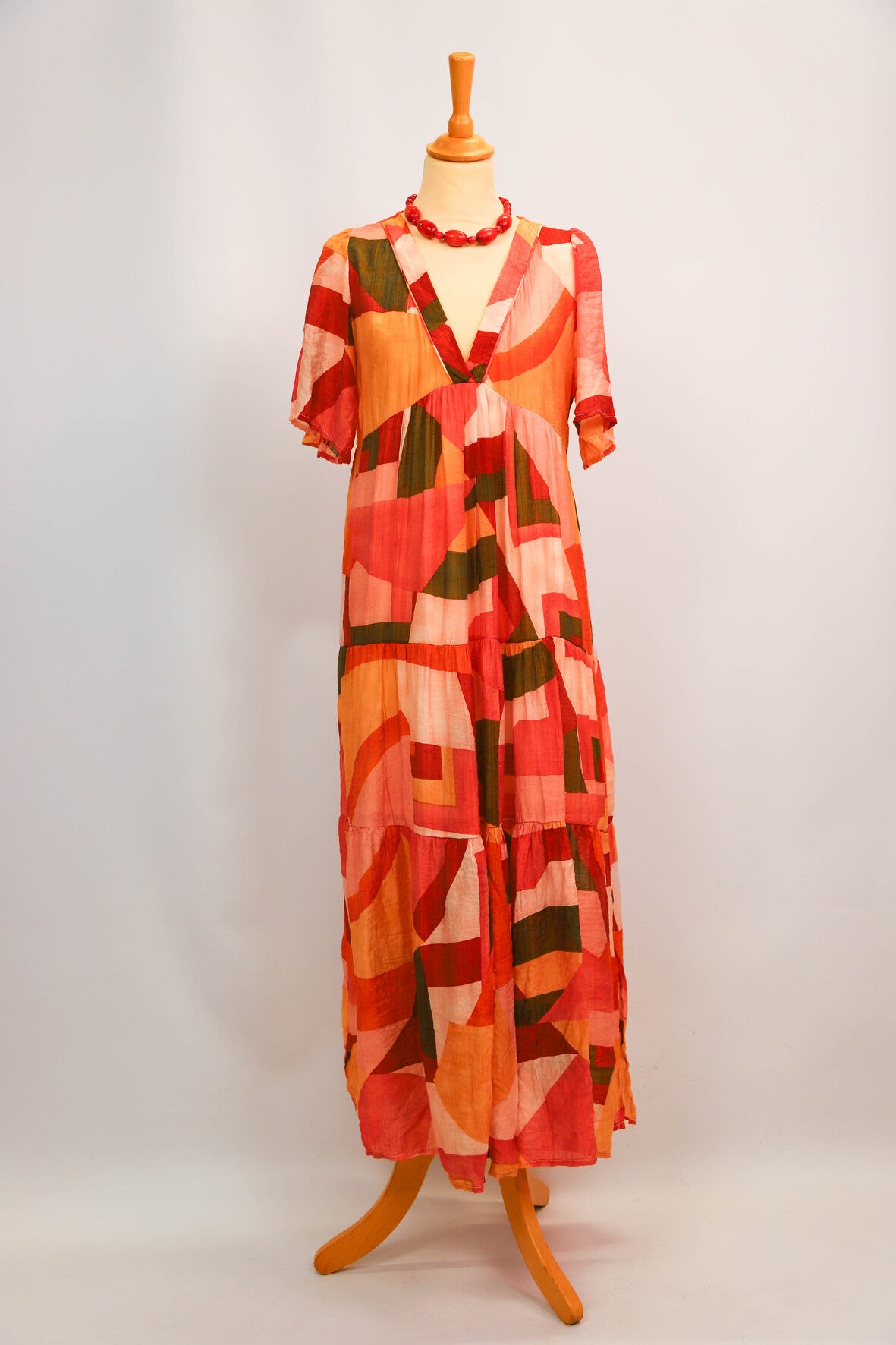 Robe longue multicolore Season Taille M