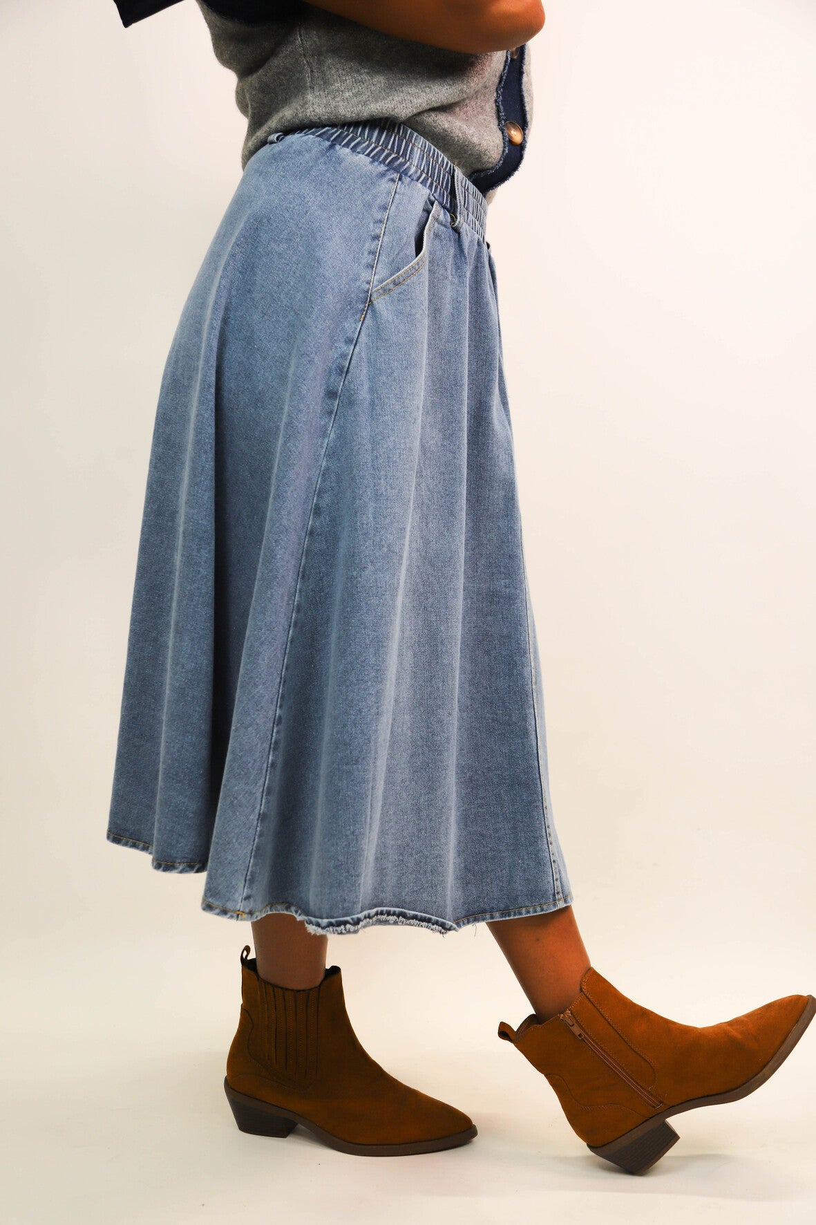 Jupe bleue May Taille M