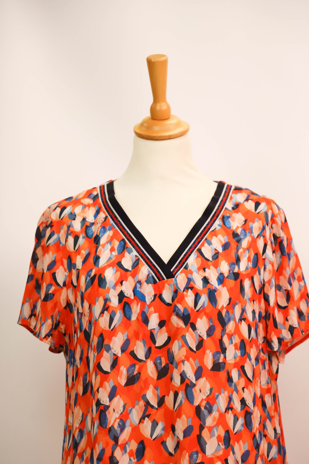 Robe orange à motif, One Step, Taille L