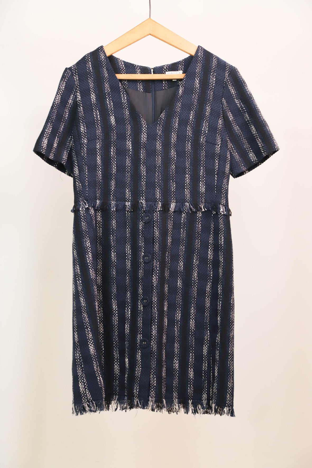 Robe bleue rayée Claudie Pierlot Taille M