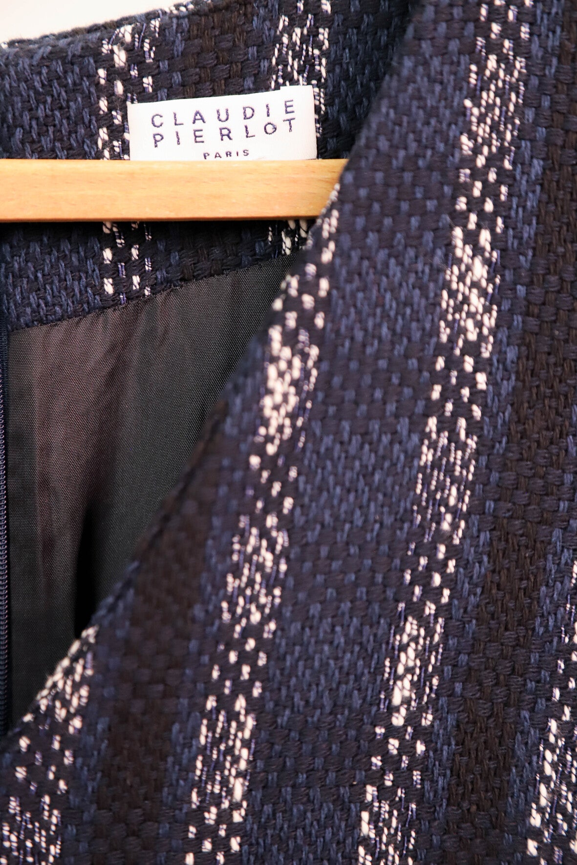 Robe bleue rayée Claudie Pierlot Taille M