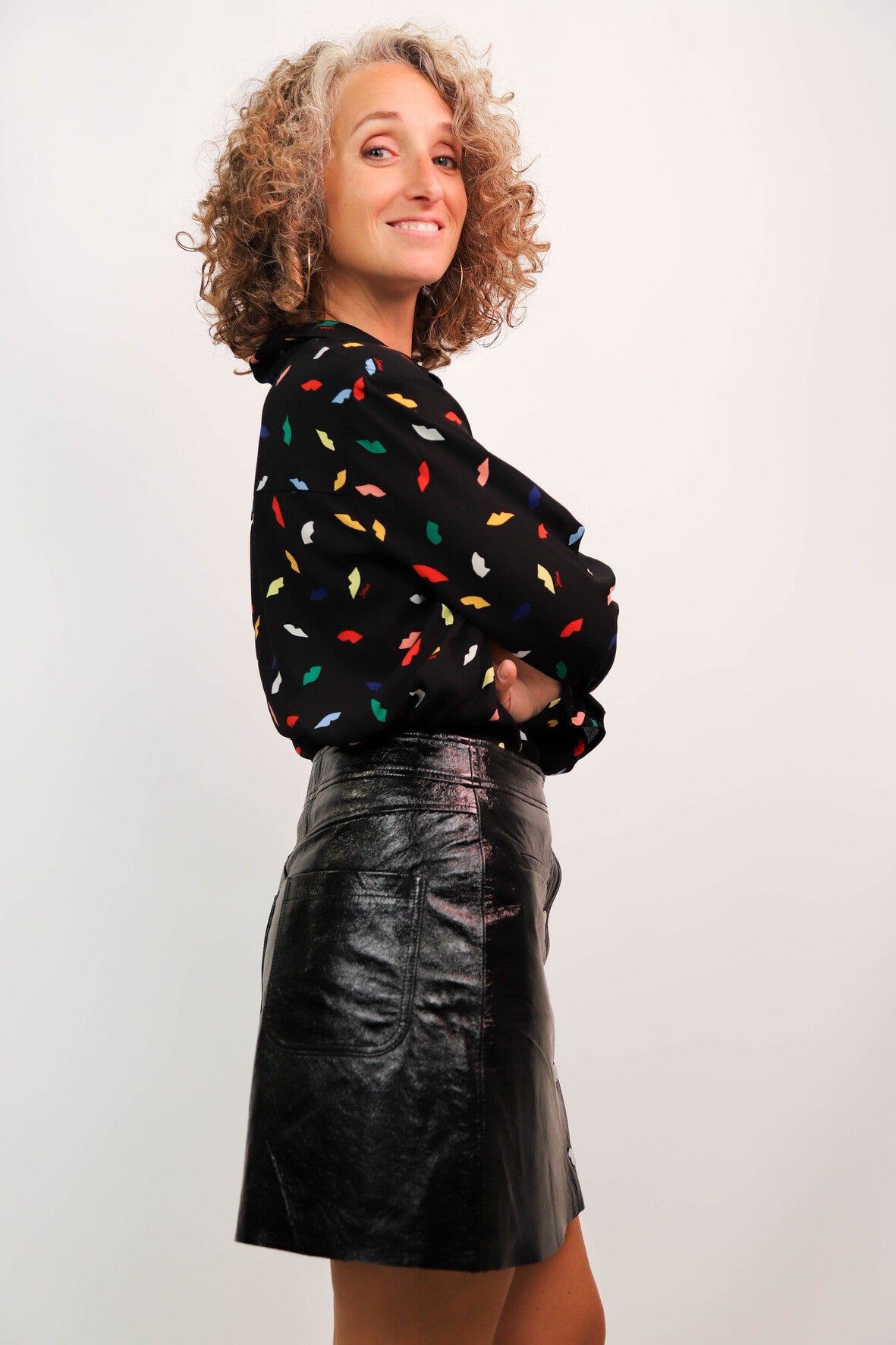 Chemise avec motif bouche Sonia Rykiel Taille L