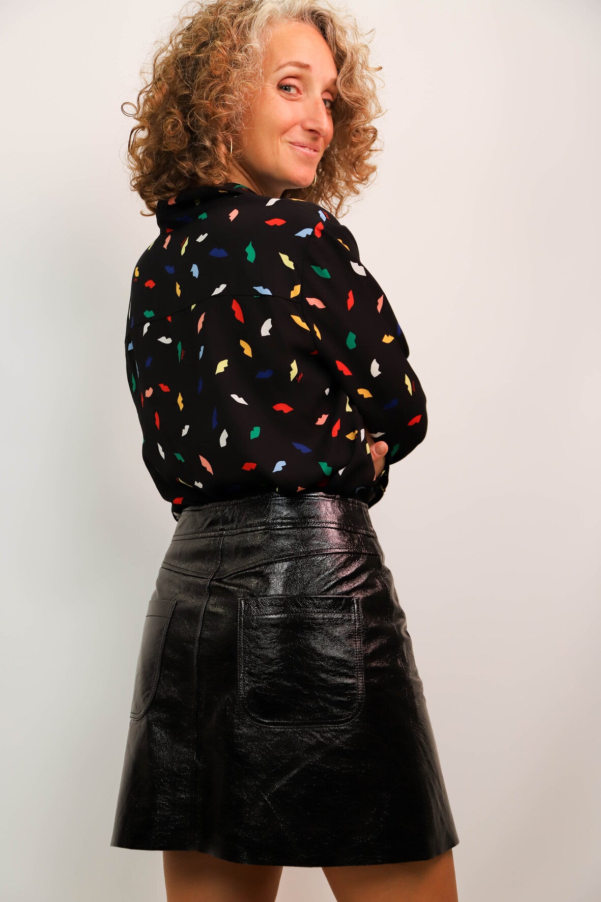 Chemise avec motif bouche Sonia Rykiel Taille L