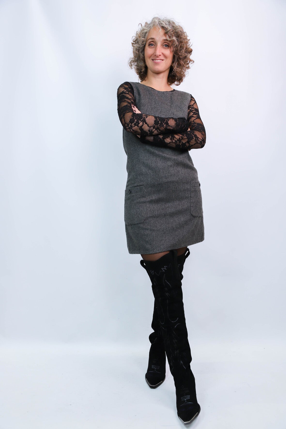 Robe grise Jamgot & Co Taille S/M - NEUF