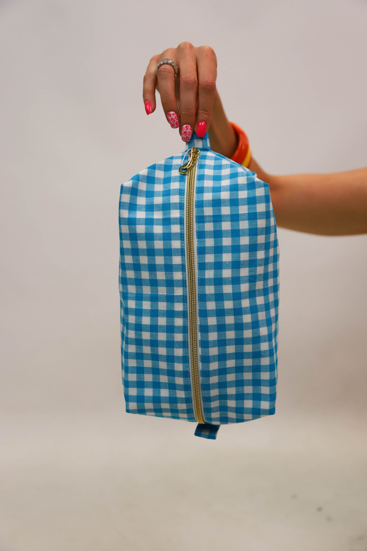 Trousse de toilette Vichy Fringuette La Ligne