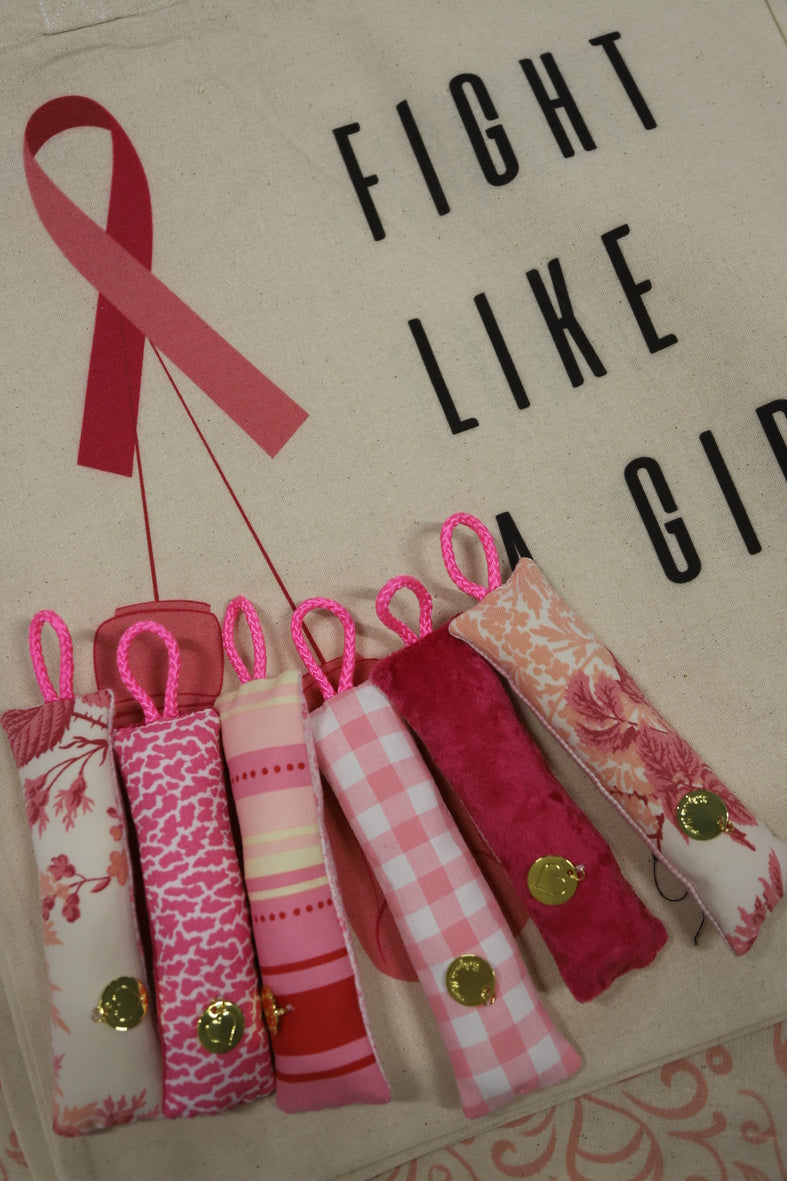 Porte clé OCTOBRE ROSE Fringuette La Ligne