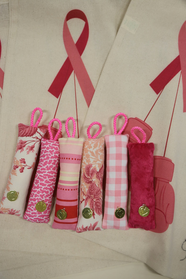 Porte clé OCTOBRE ROSE Fringuette La Ligne