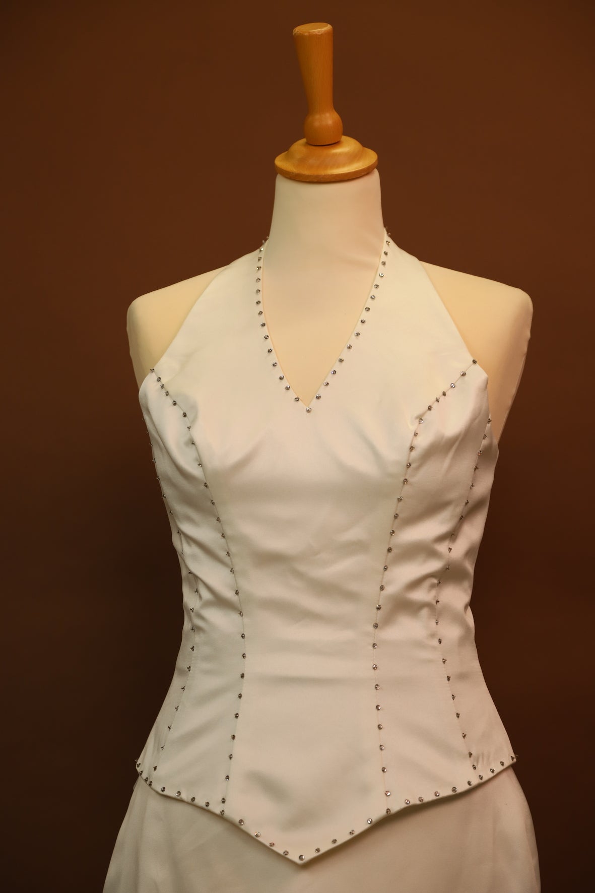 Ensemble mariage blanc : jupe et bustier Taille XS