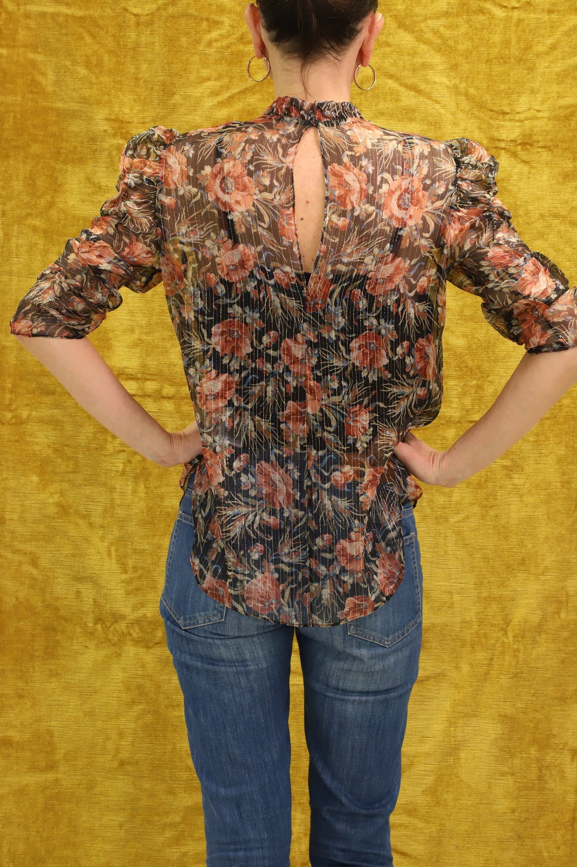 Chemise fleurie Sandro Taille S