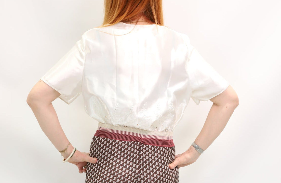 Chemisier blanc élégant Taille M
