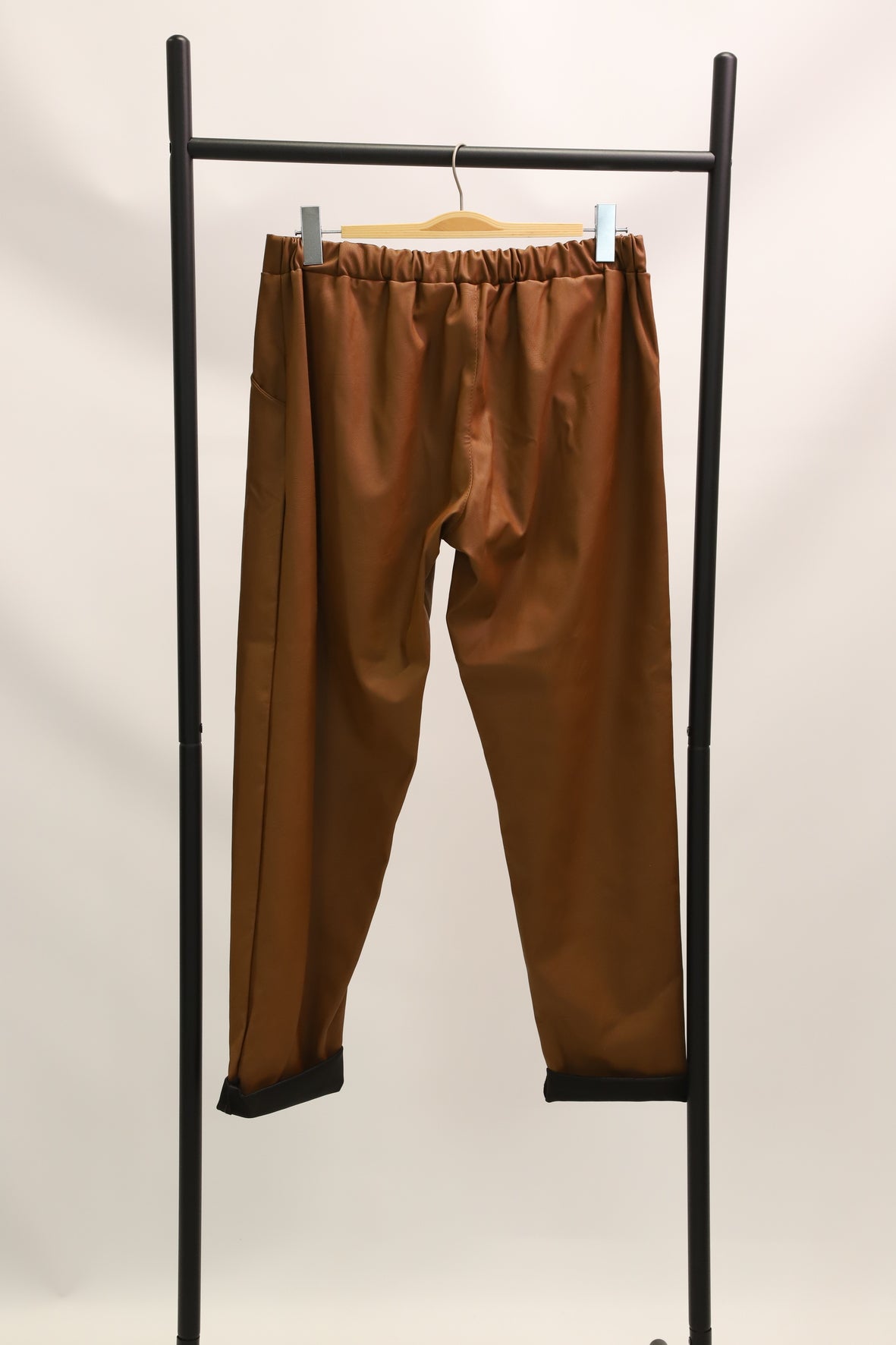 Pantalon souple taille élastique marron C'Mélodie taille XL/42 - NEUF
