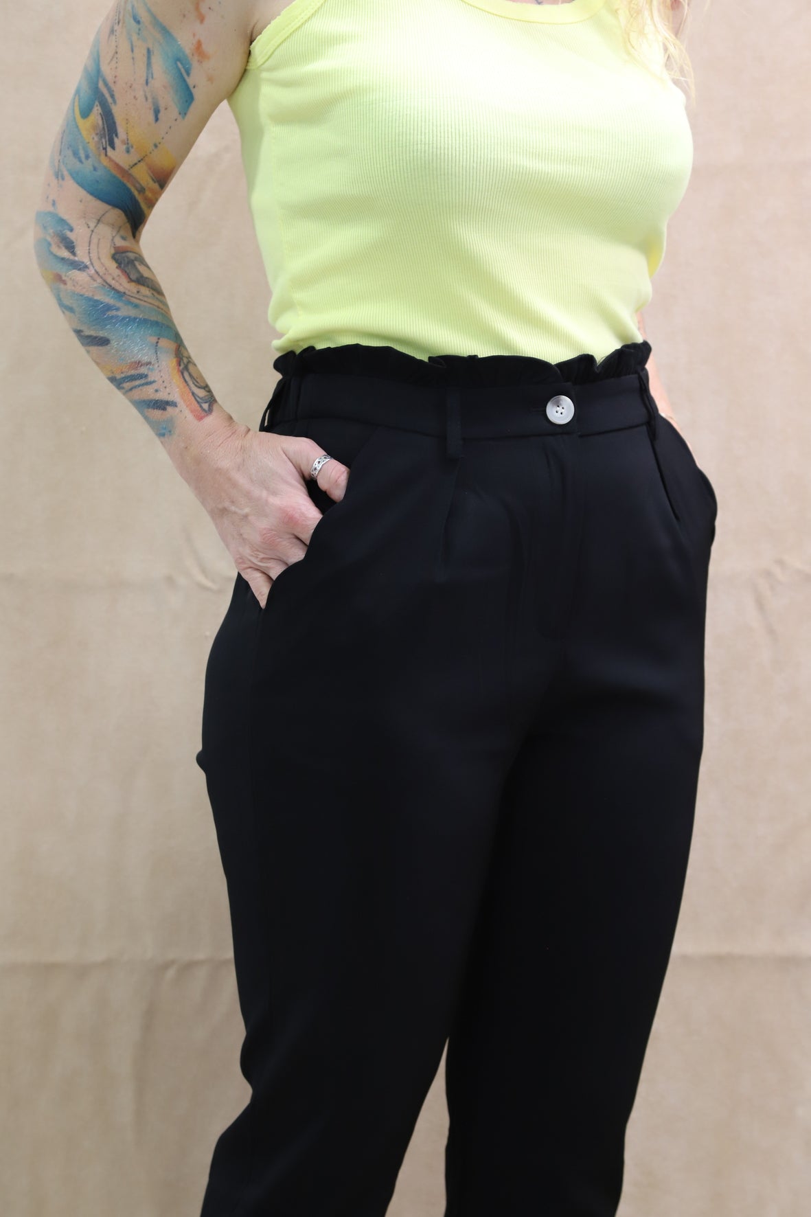 Pantalon noir Emma Ella Tailles L et XL