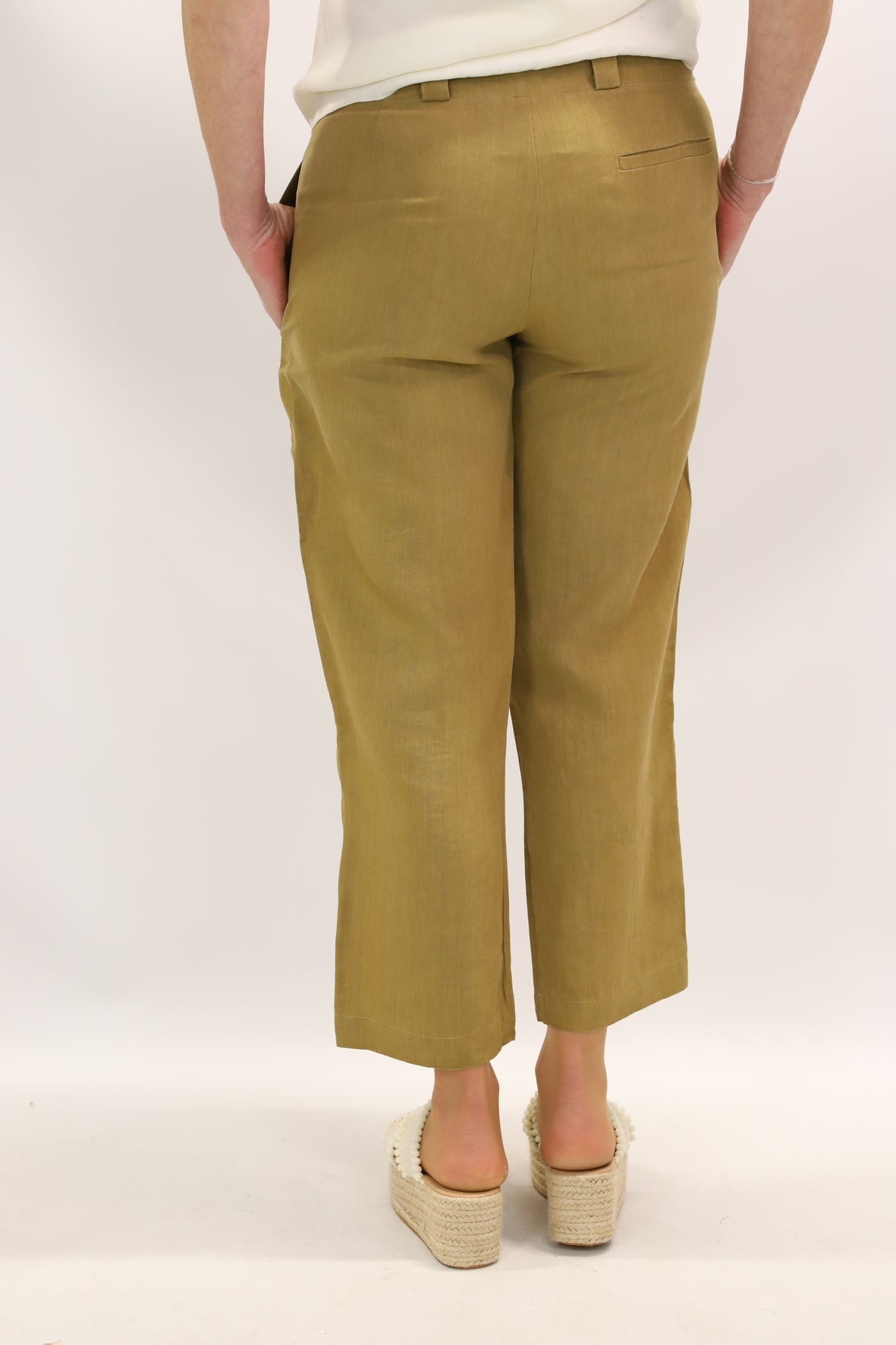 Pantalon beige Erika Cavalline Taille L