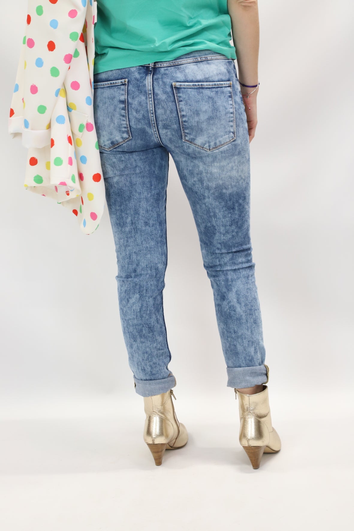 Jean bleu couple slim Sandro Taille M