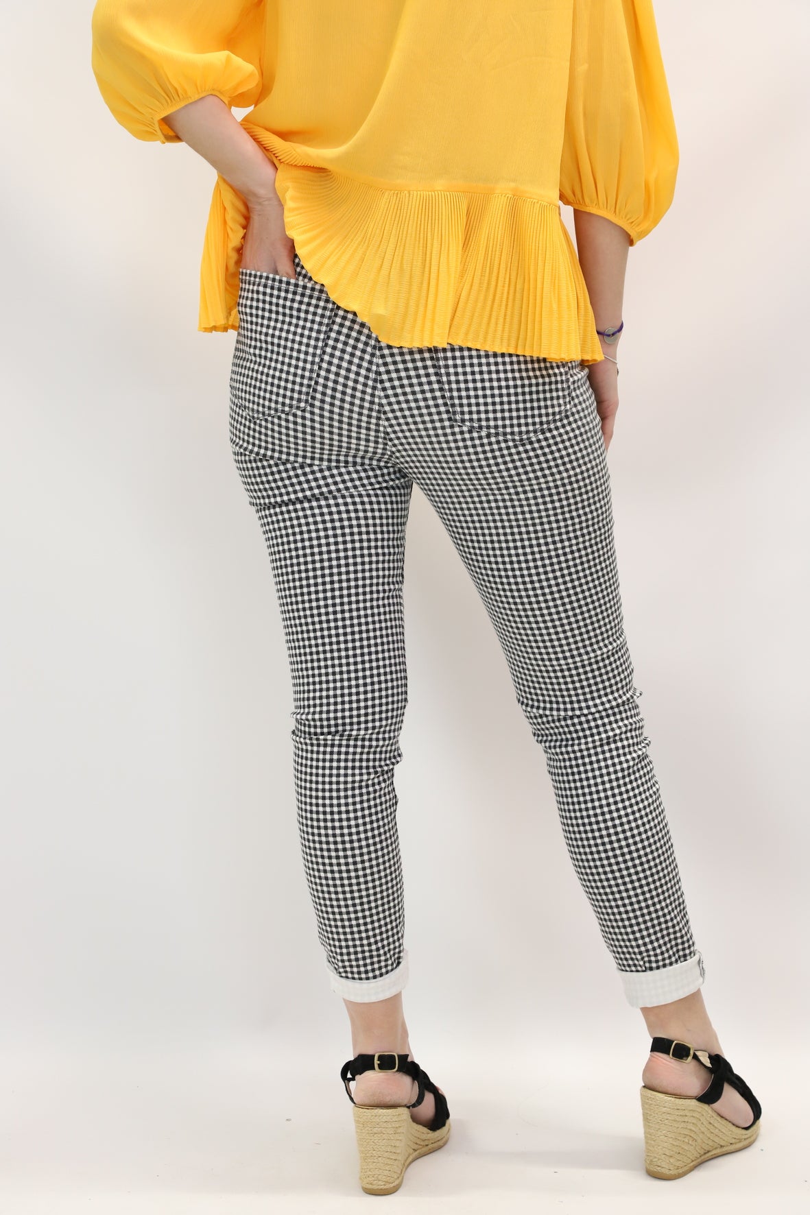 Pantalon vichy Stradivarius Taille M