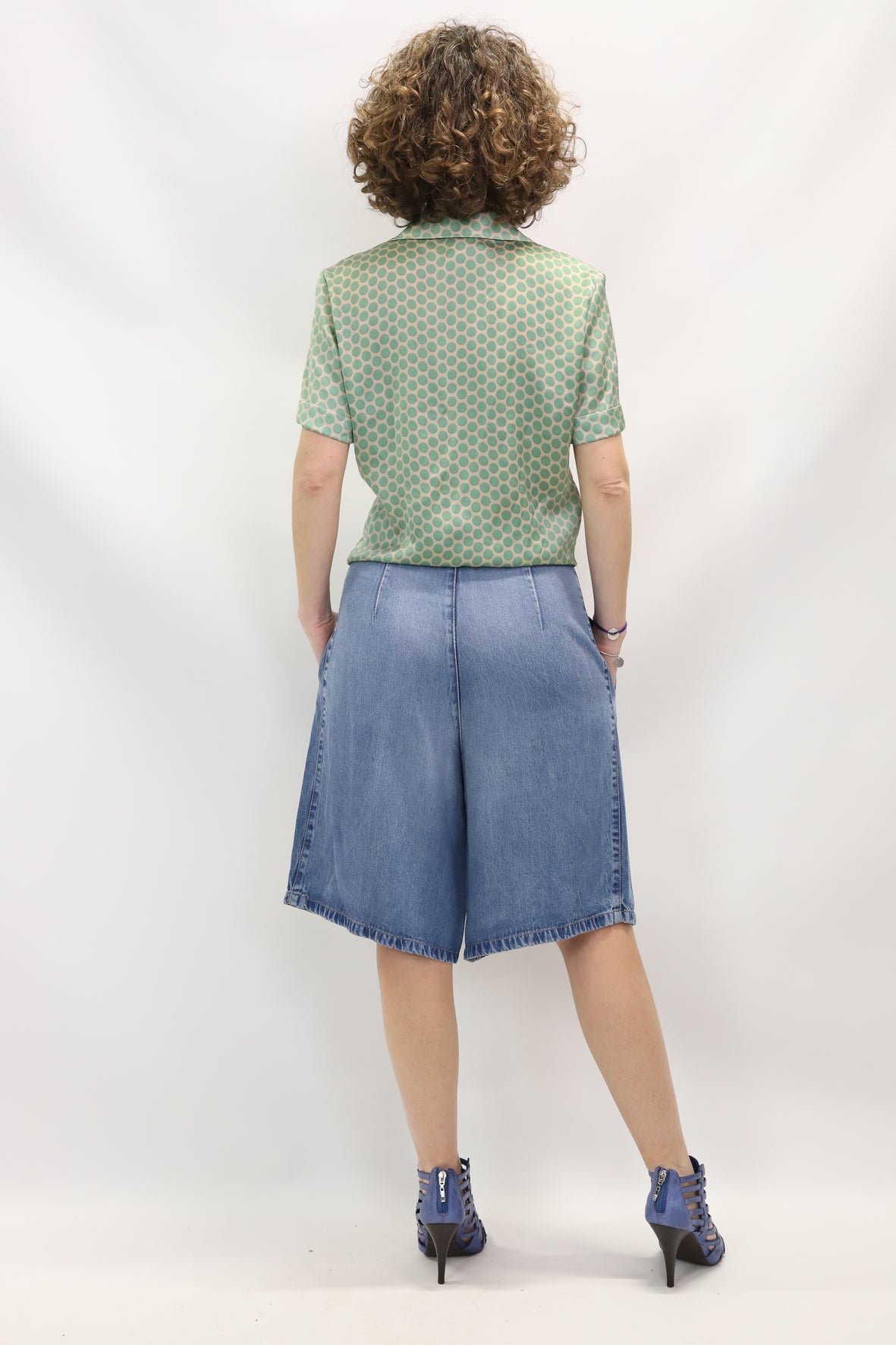 Short bleu Yessica Taille L