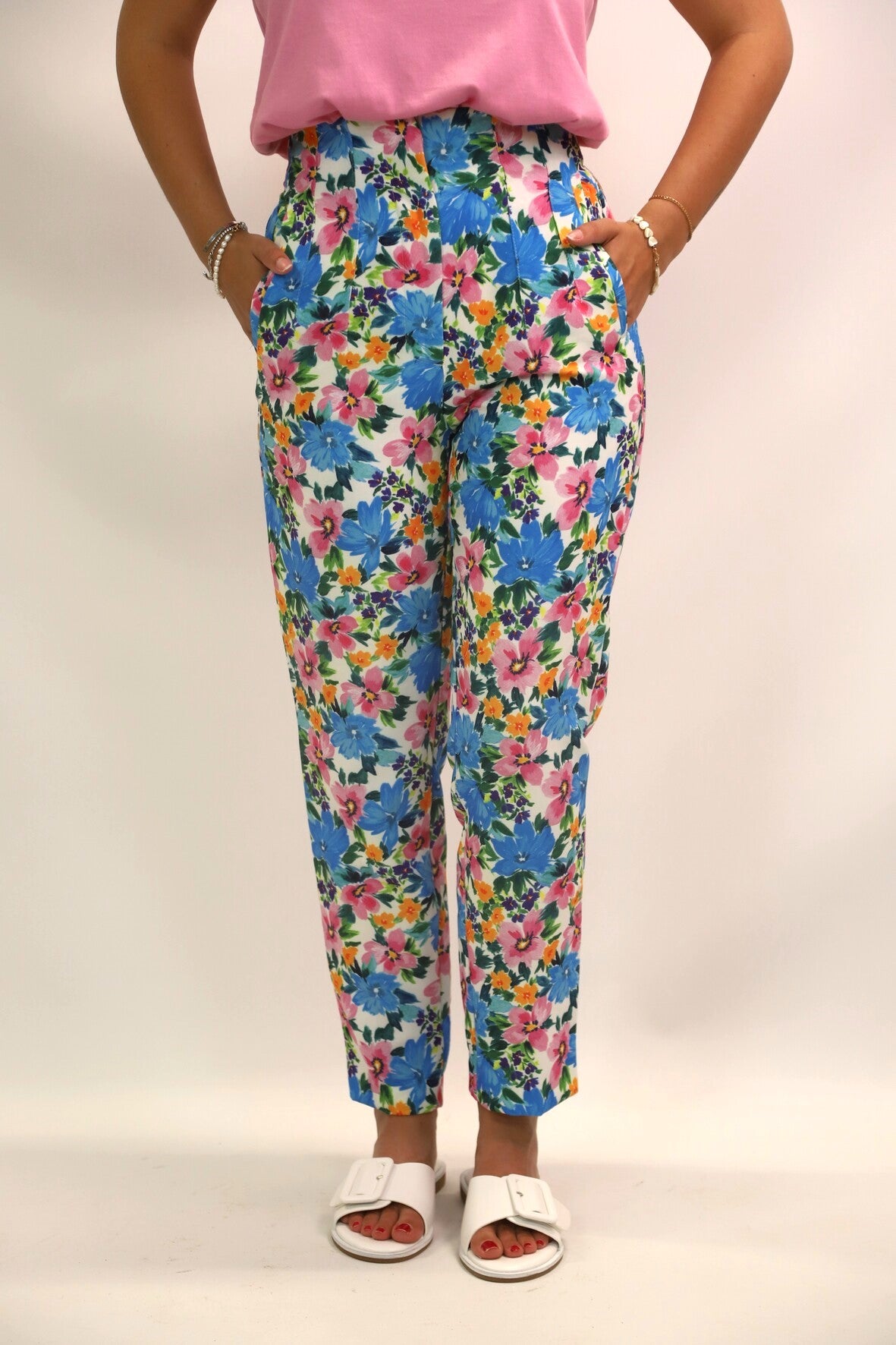 Pantalon fleuri Zara Taille XS