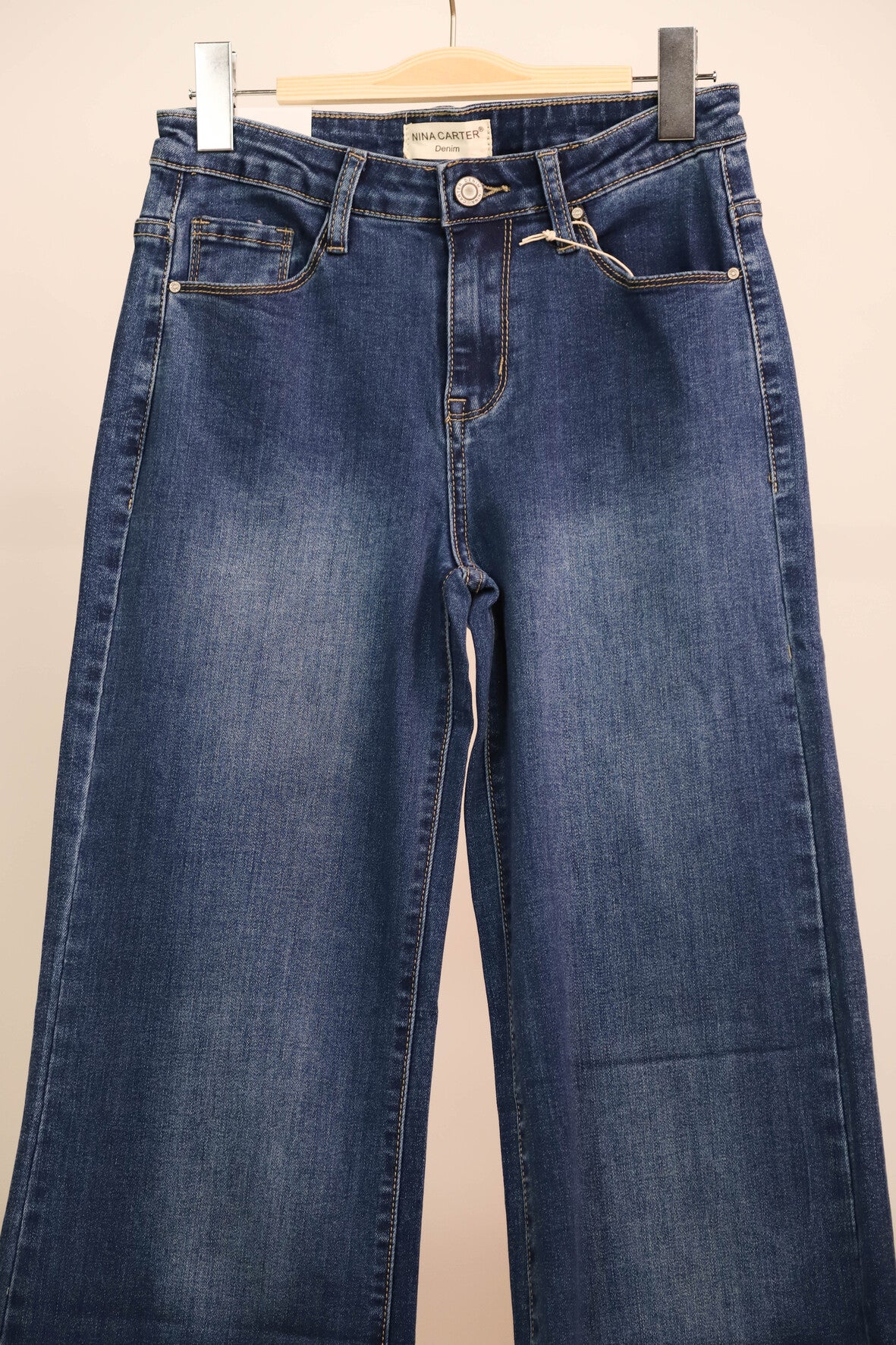 Jean flare bleu Nina Carter Taille S - NEUF