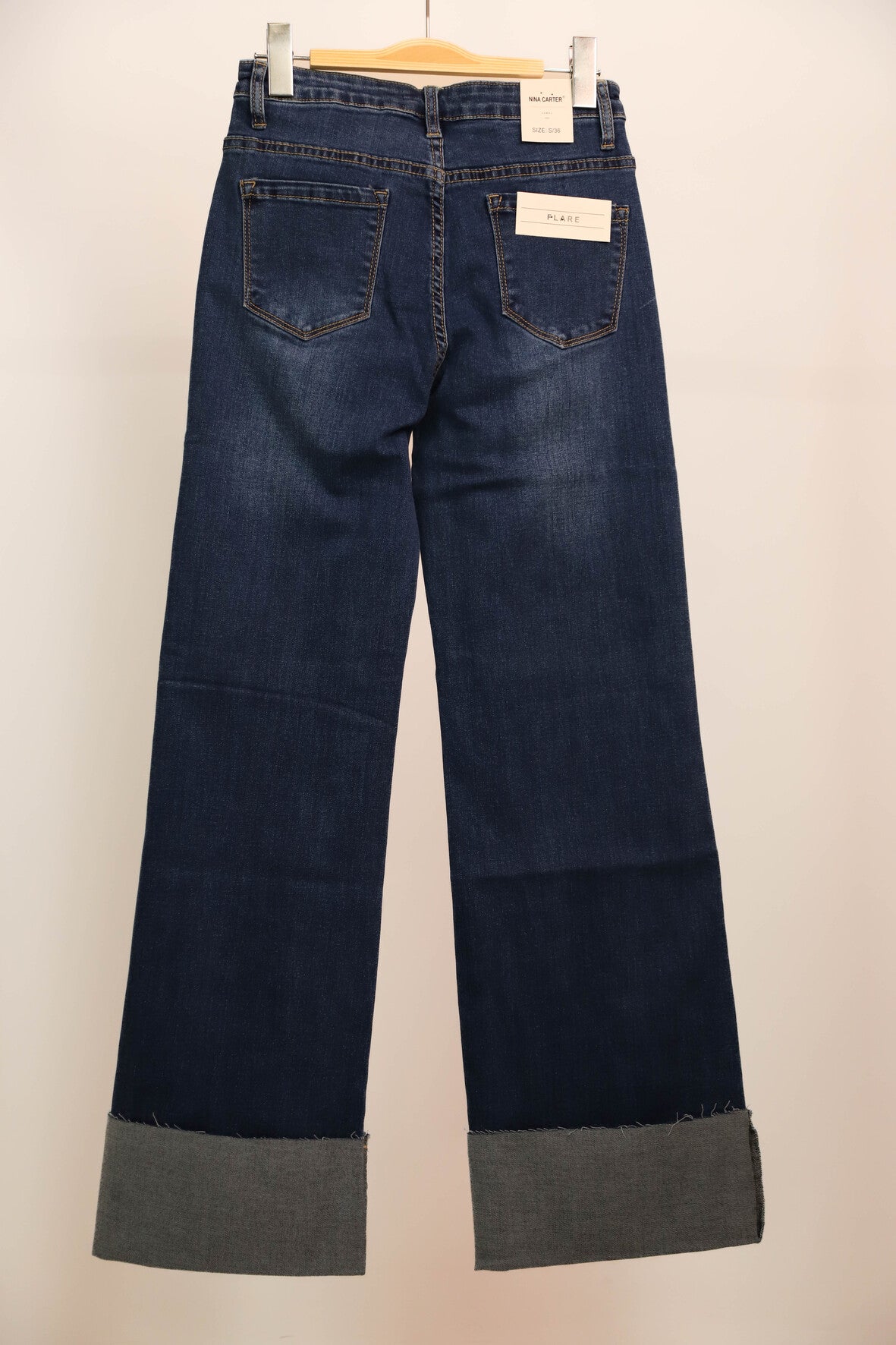 Jean flare bleu Nina Carter Taille S - NEUF