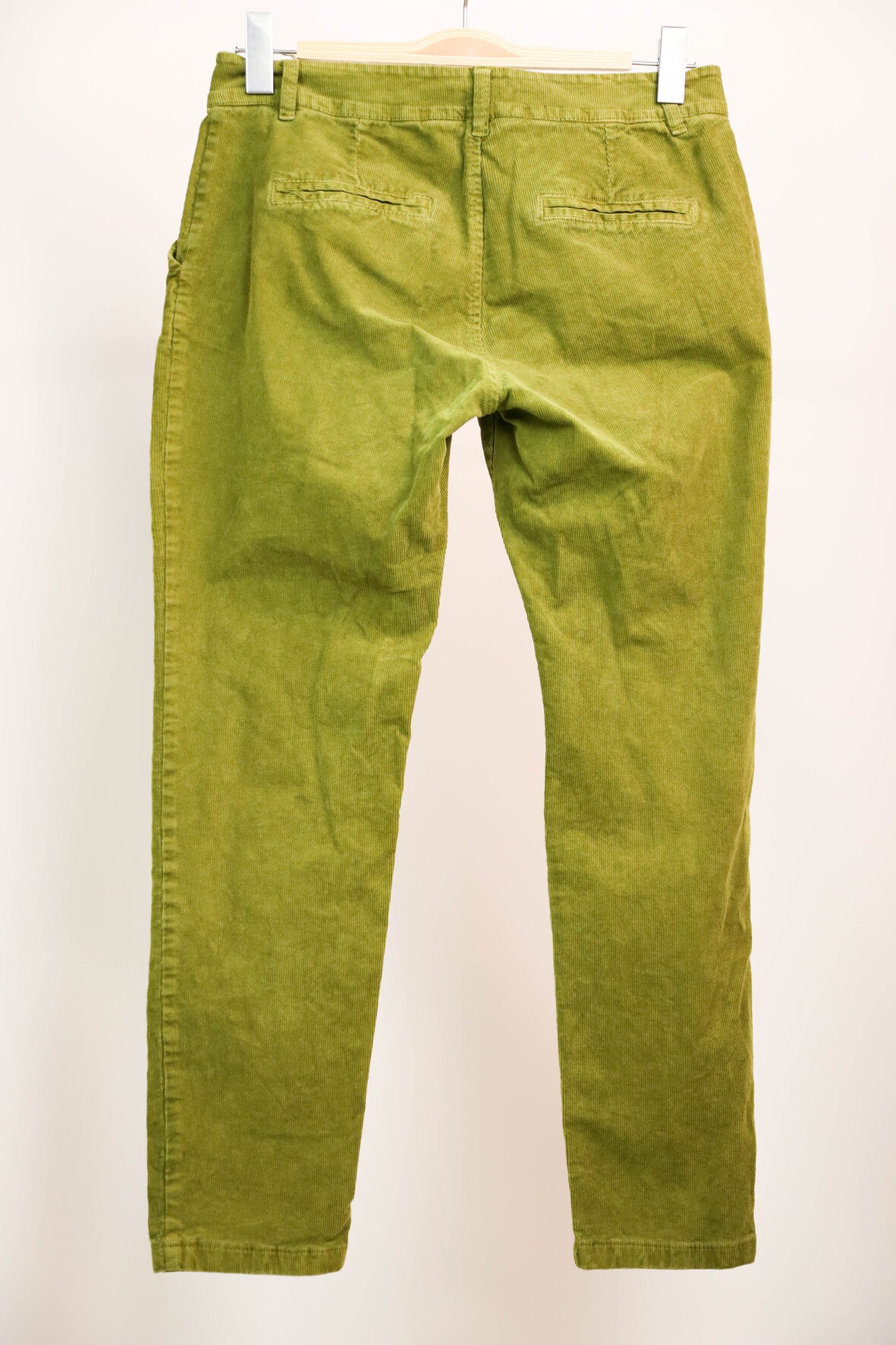 Pantalon vert en velours côtelé, Lacomy, Taille L