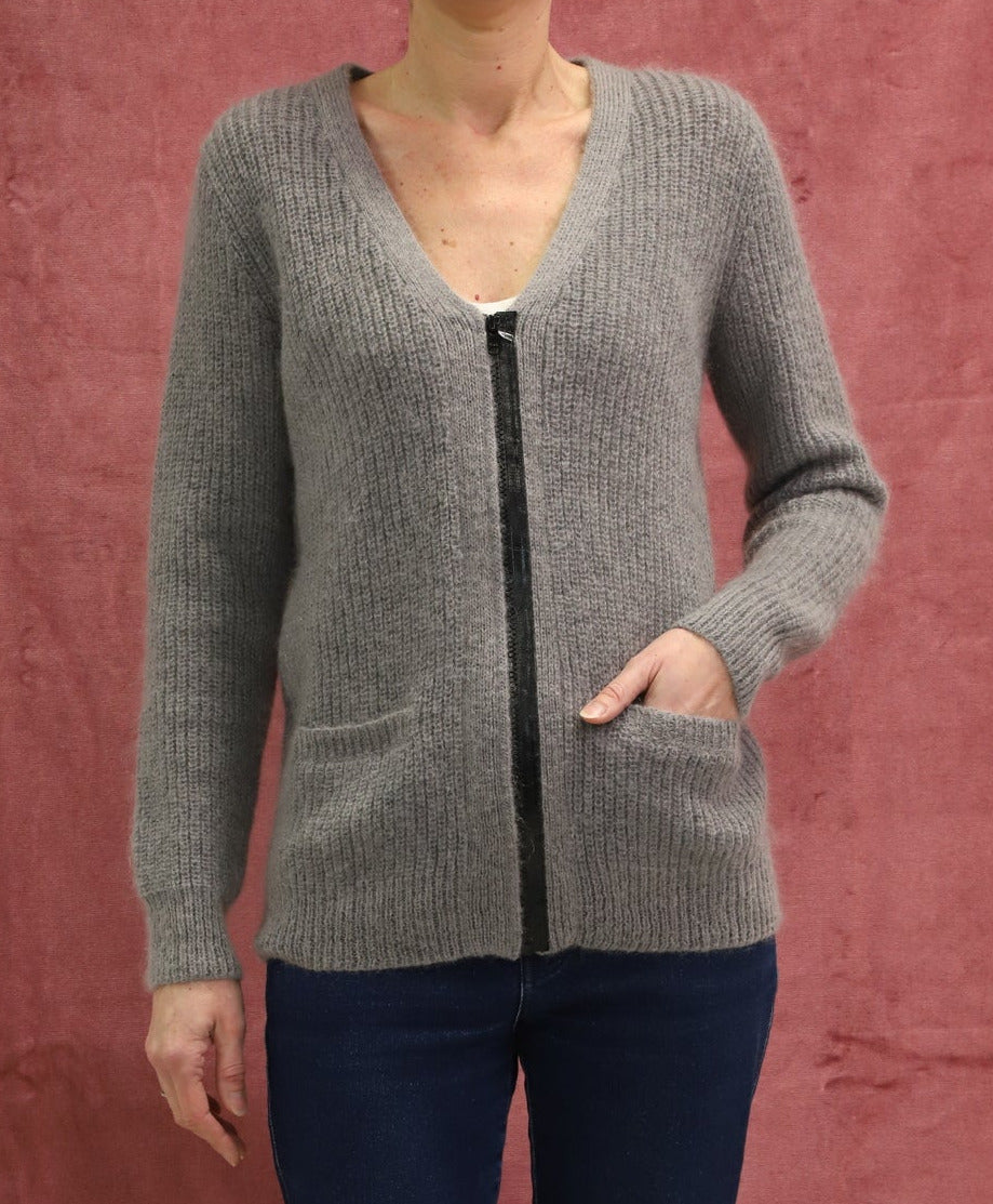 Gilet gris Sandro Taille S