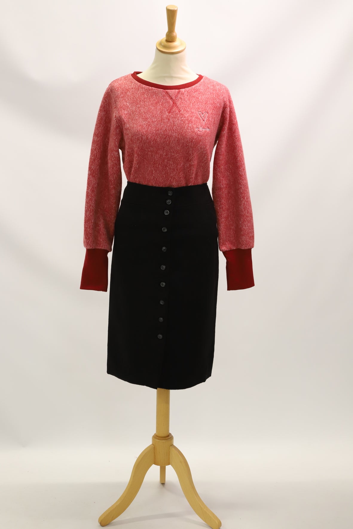 Sweat rouge À Bicyclette tailles S et L