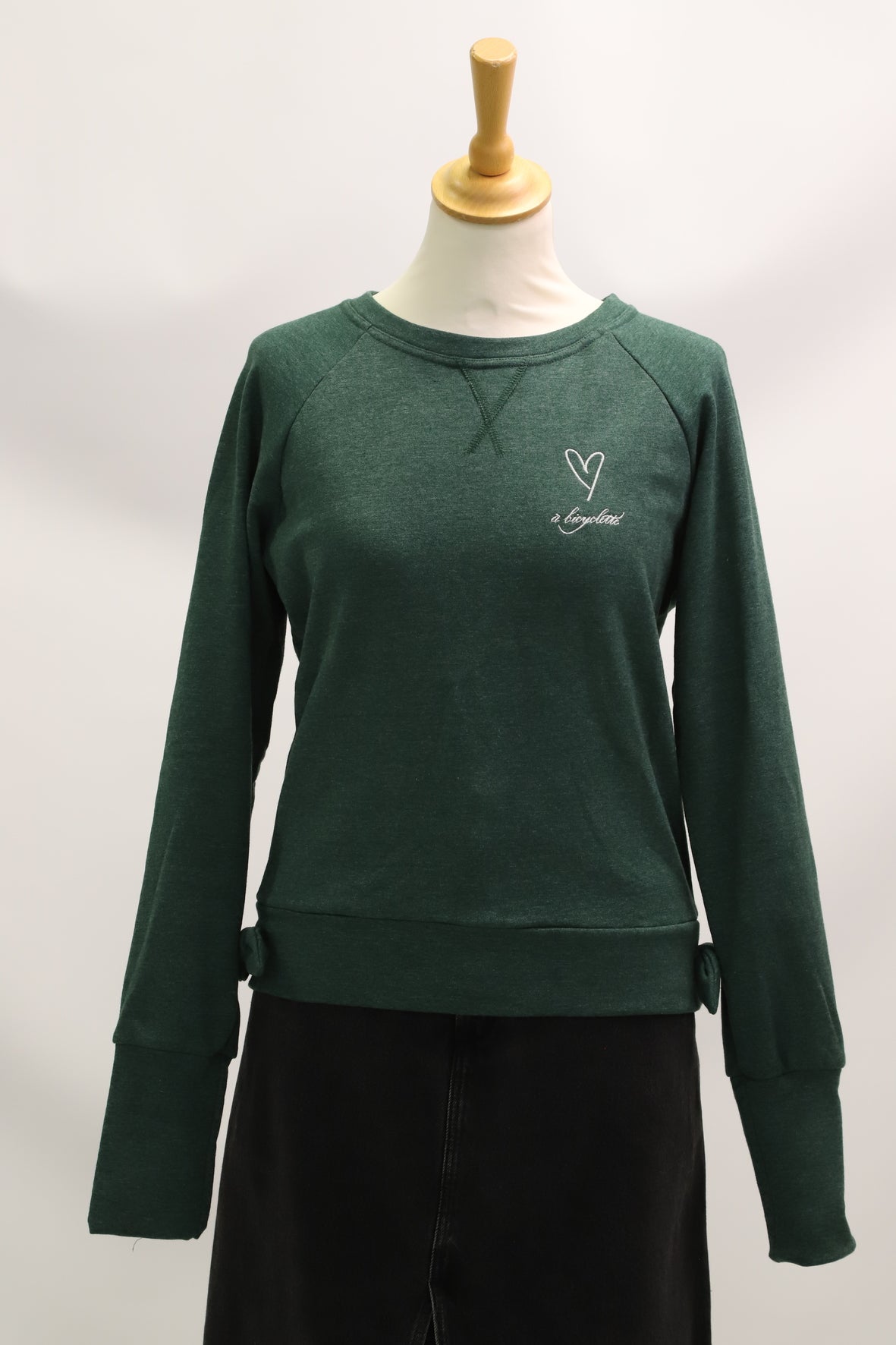 Sweat vert À Bicyclette taille M