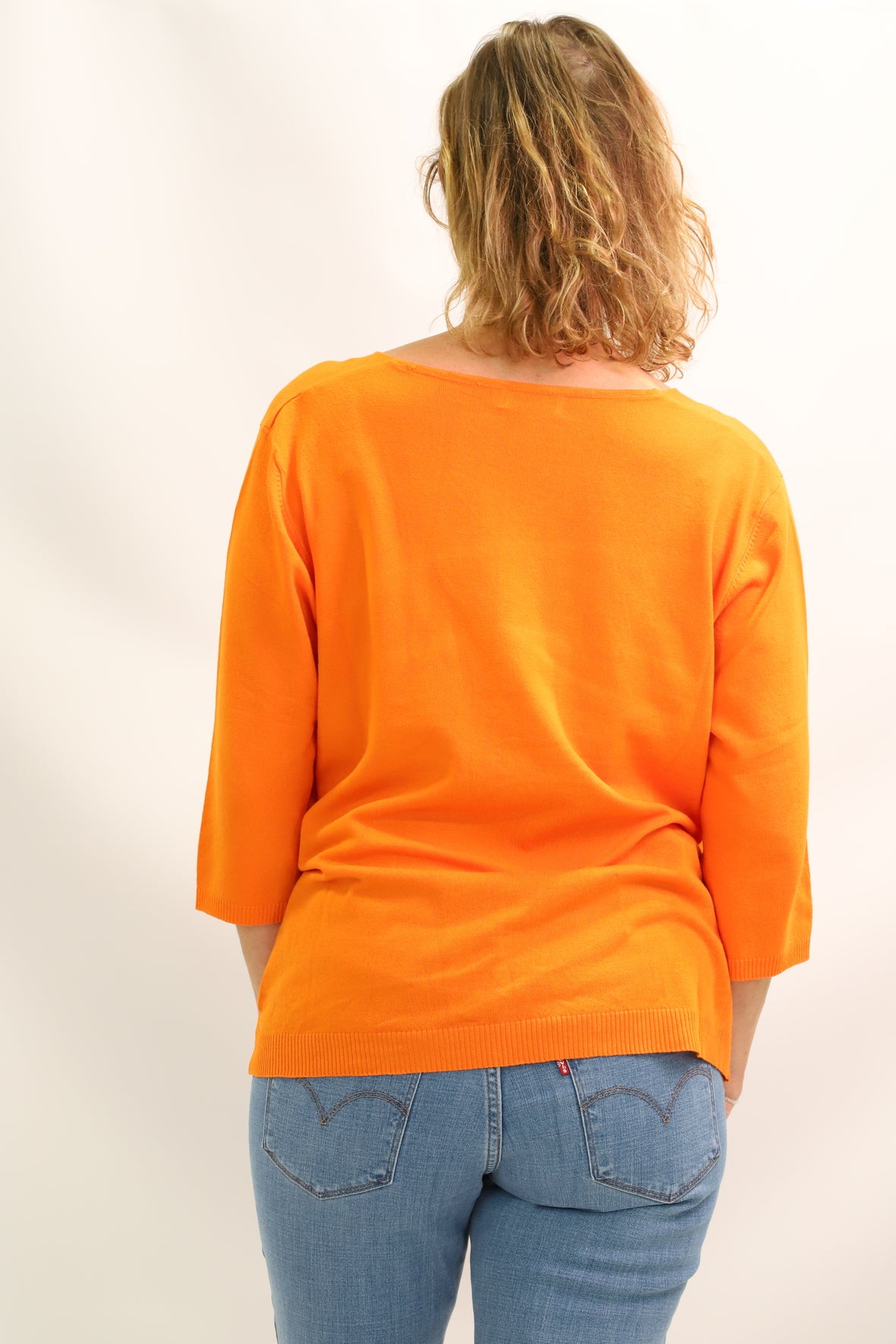 Pull orange Damod Taille L