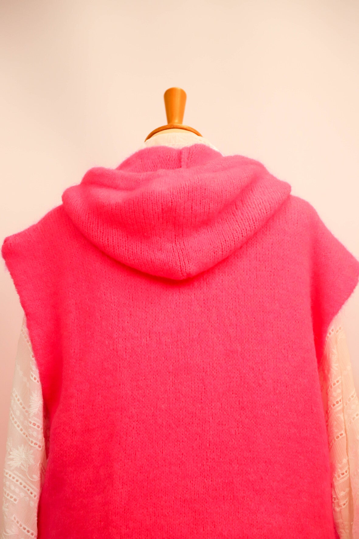 Pull sans manches rose fluo Bellerina Taille Unique