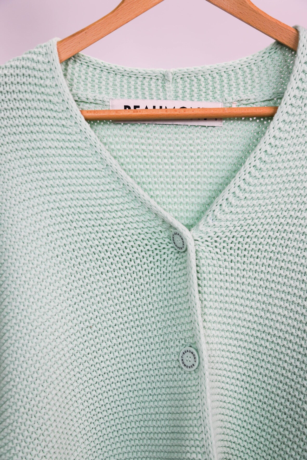 Gilet en maille vert Beaumont Taille S