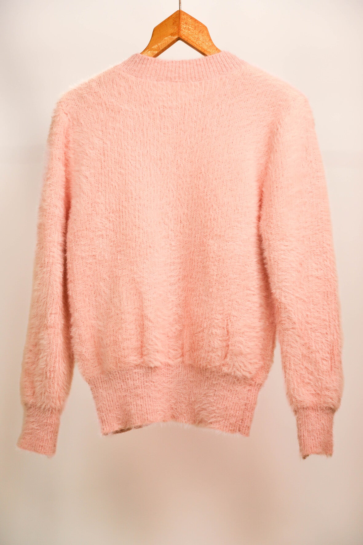 Gilet rose boutons coeur multicolores Taille S