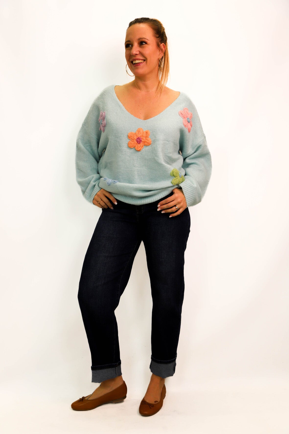 Pull bleu Christy Taille XL/XXL