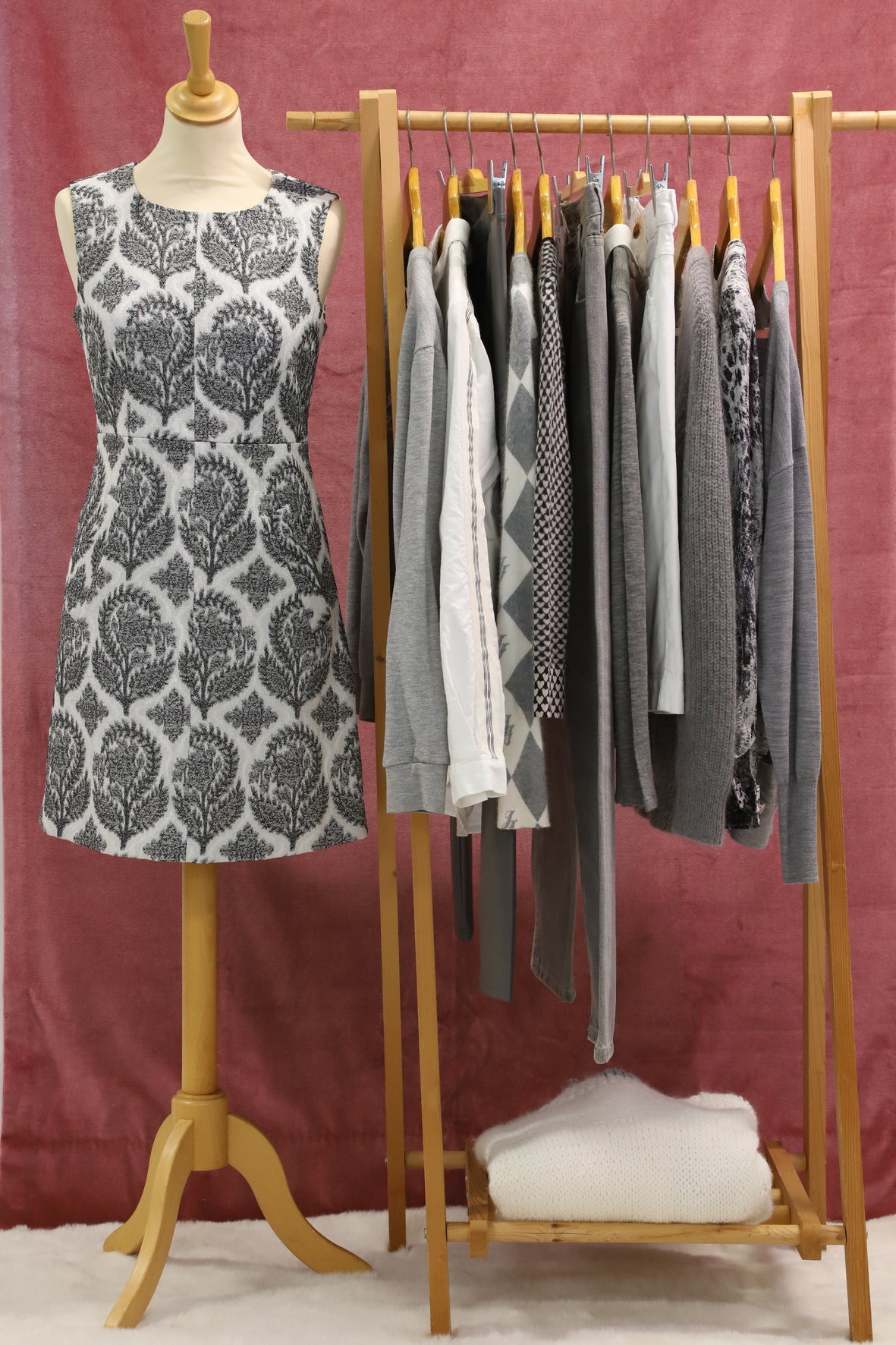 Pantalon slim taille élastique gris Taille L