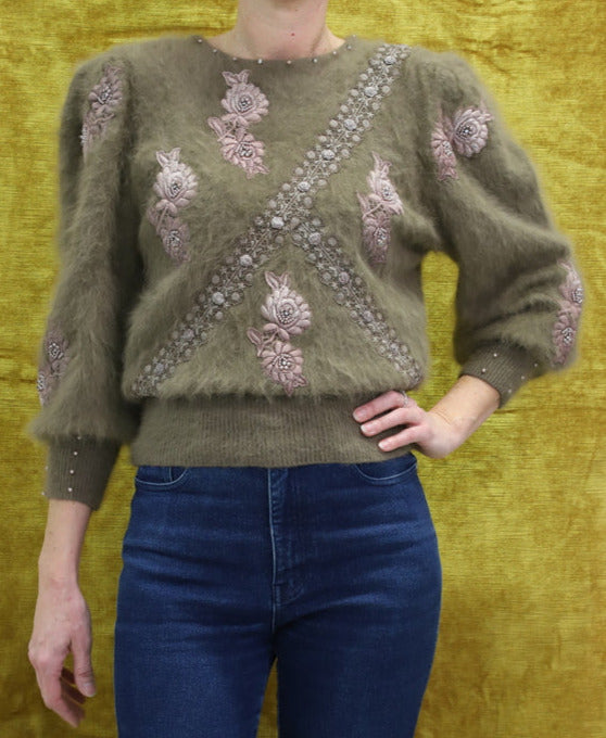 Pull marron trés doux Taille M
