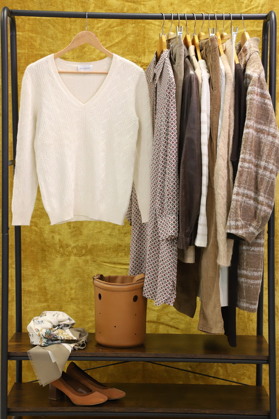 Pull beige très doux Incalpaca TPX Taille L