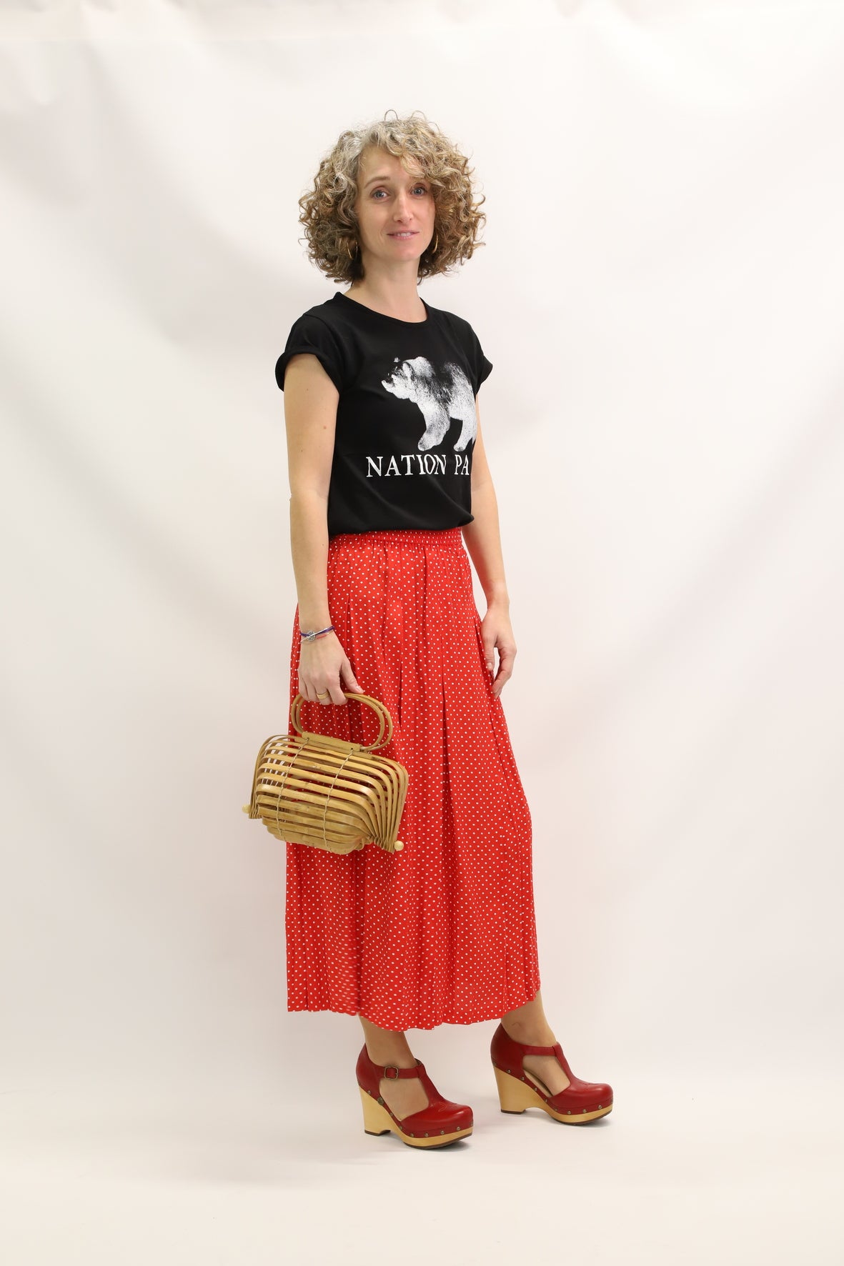 T-shirt noir À bicyclette tailles S-M-L