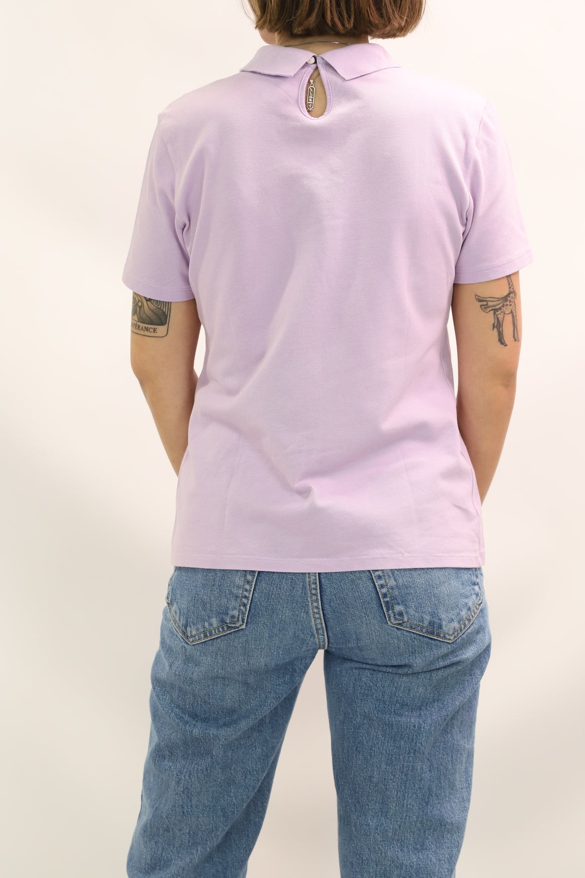 Polo violet Lacoste Taille S