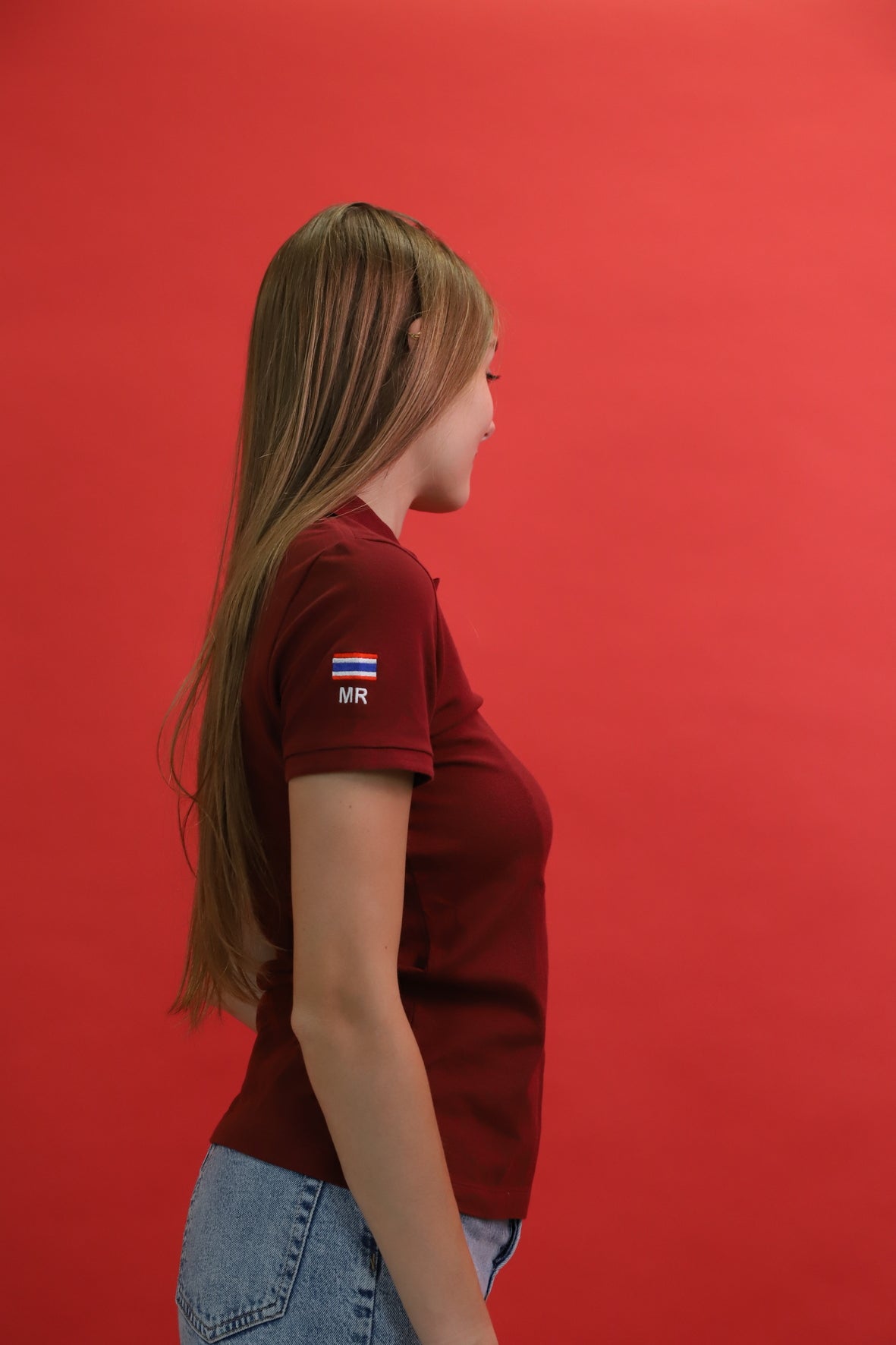 Polo Lacoste bordeaux Taille XS