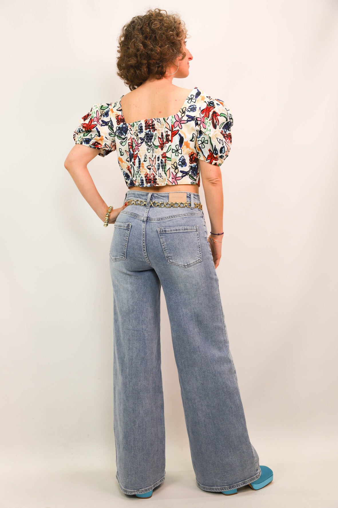 Haut fleuri Glamourous Taille L