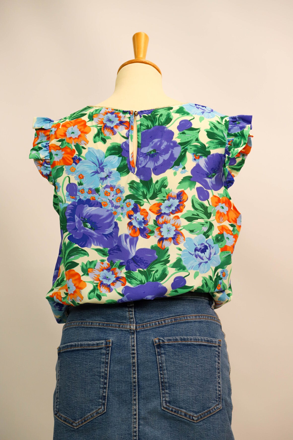 Débardeur fleuri Emma Ella Taille M