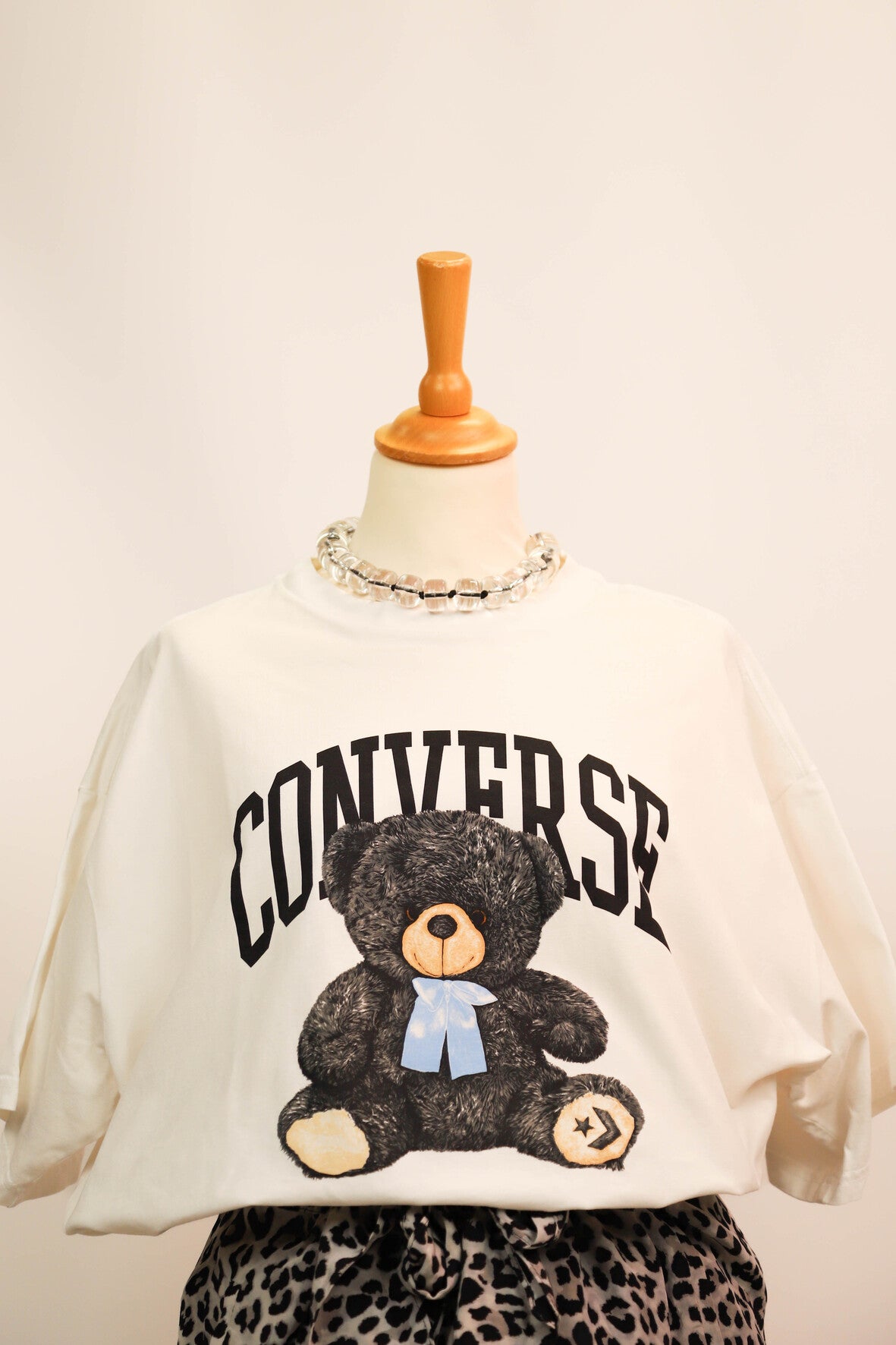 T-shirt blanc Converse Taille XL