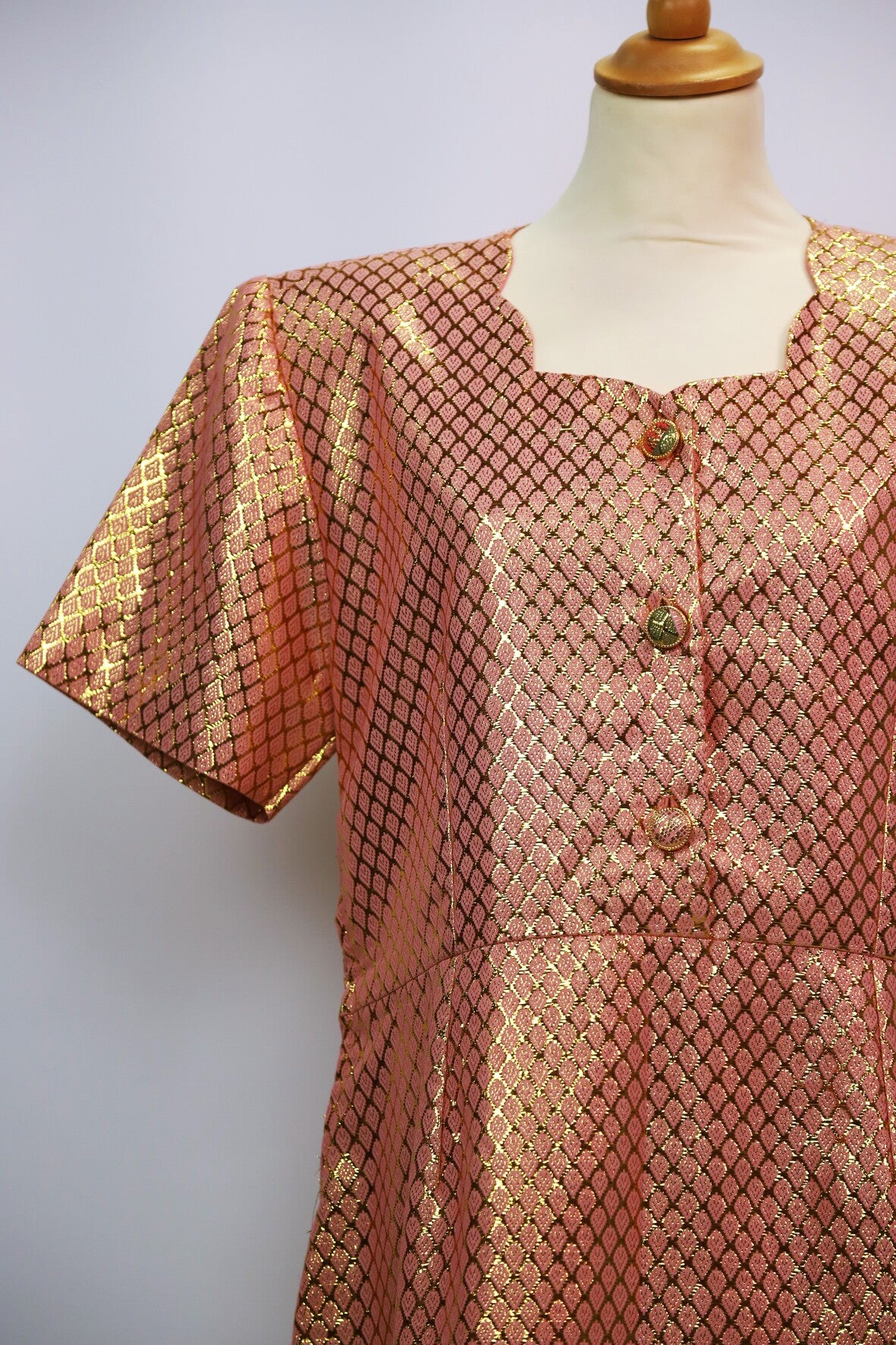 Robe de soirée rose Taille XXL