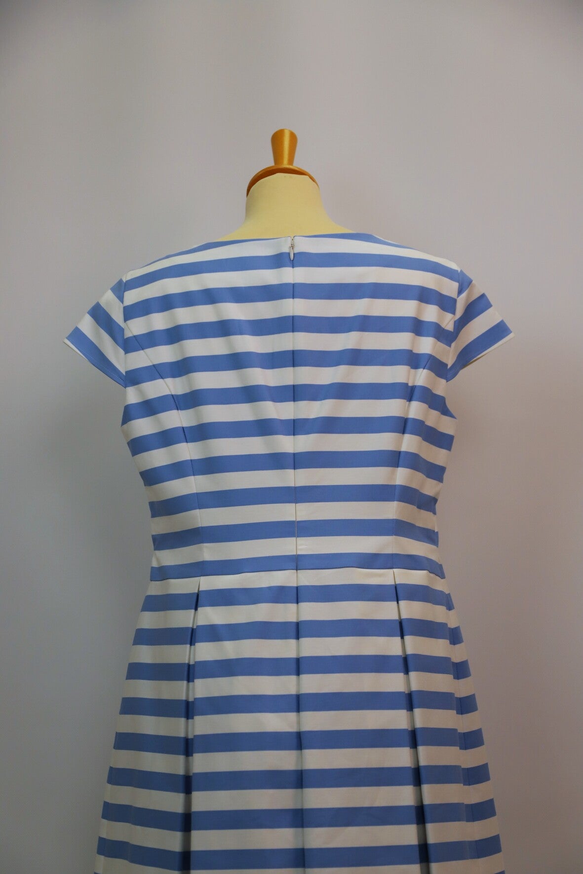 Robe de soirée bleue rayée Madeleine Taille XXL