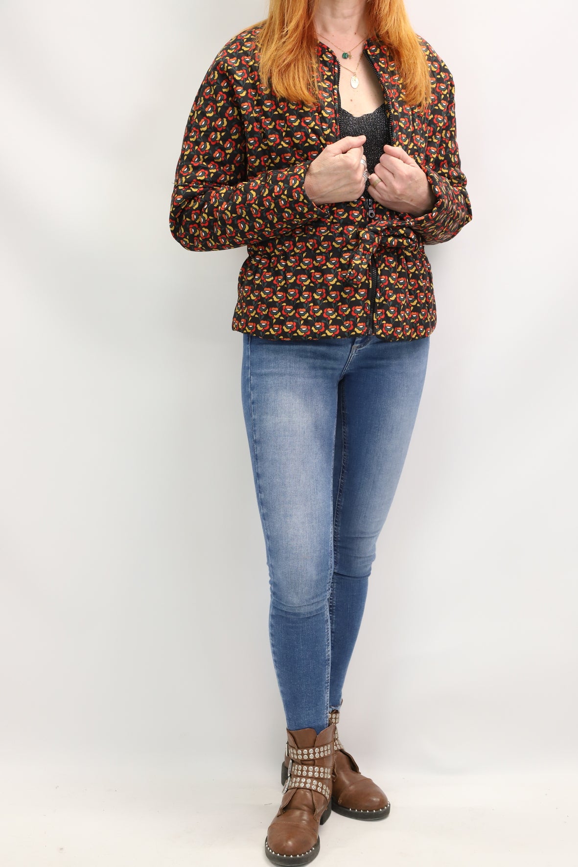 Blouson fleuri la Redoute Taille M