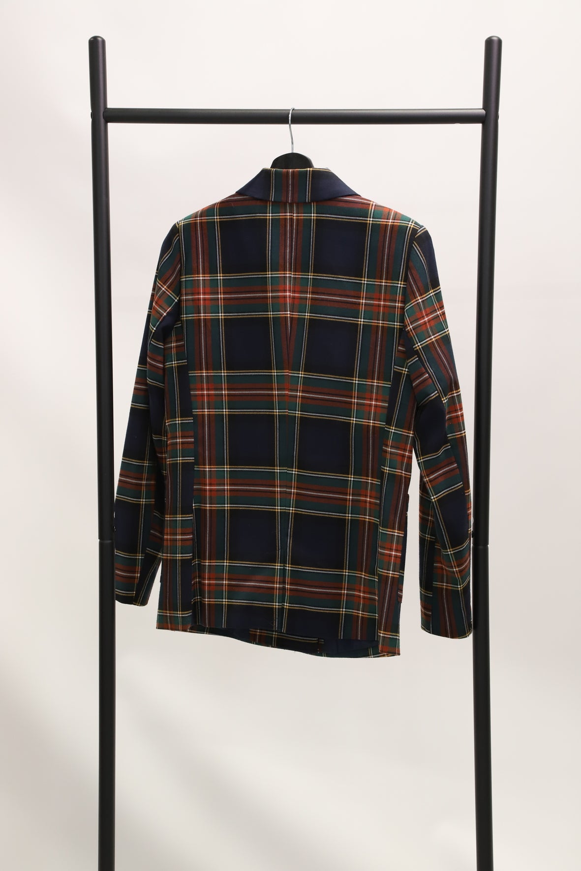 Veste à carreaux Bleu Marine Kiabi Taille S