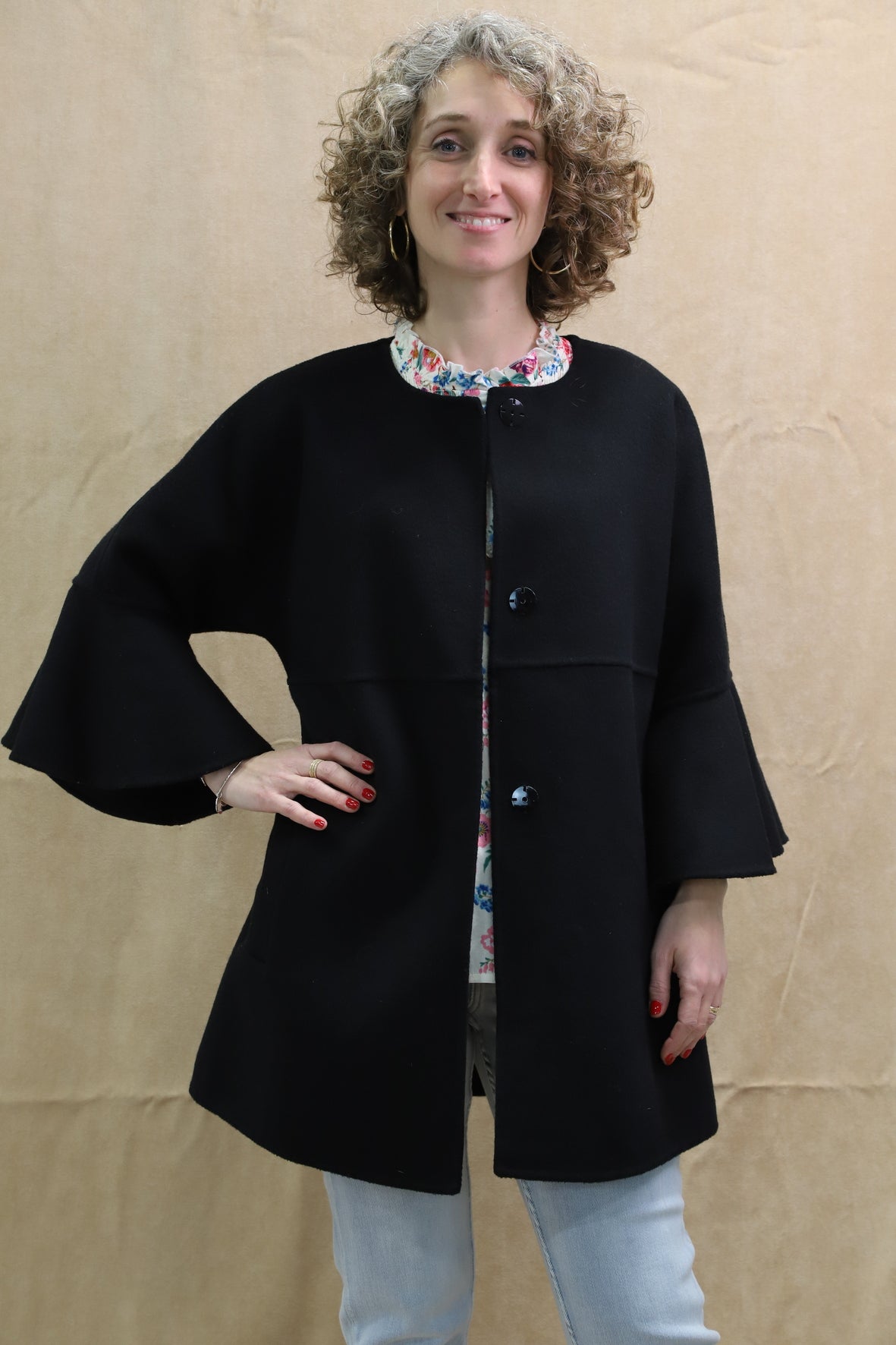 Veste noire Motivi Taille S