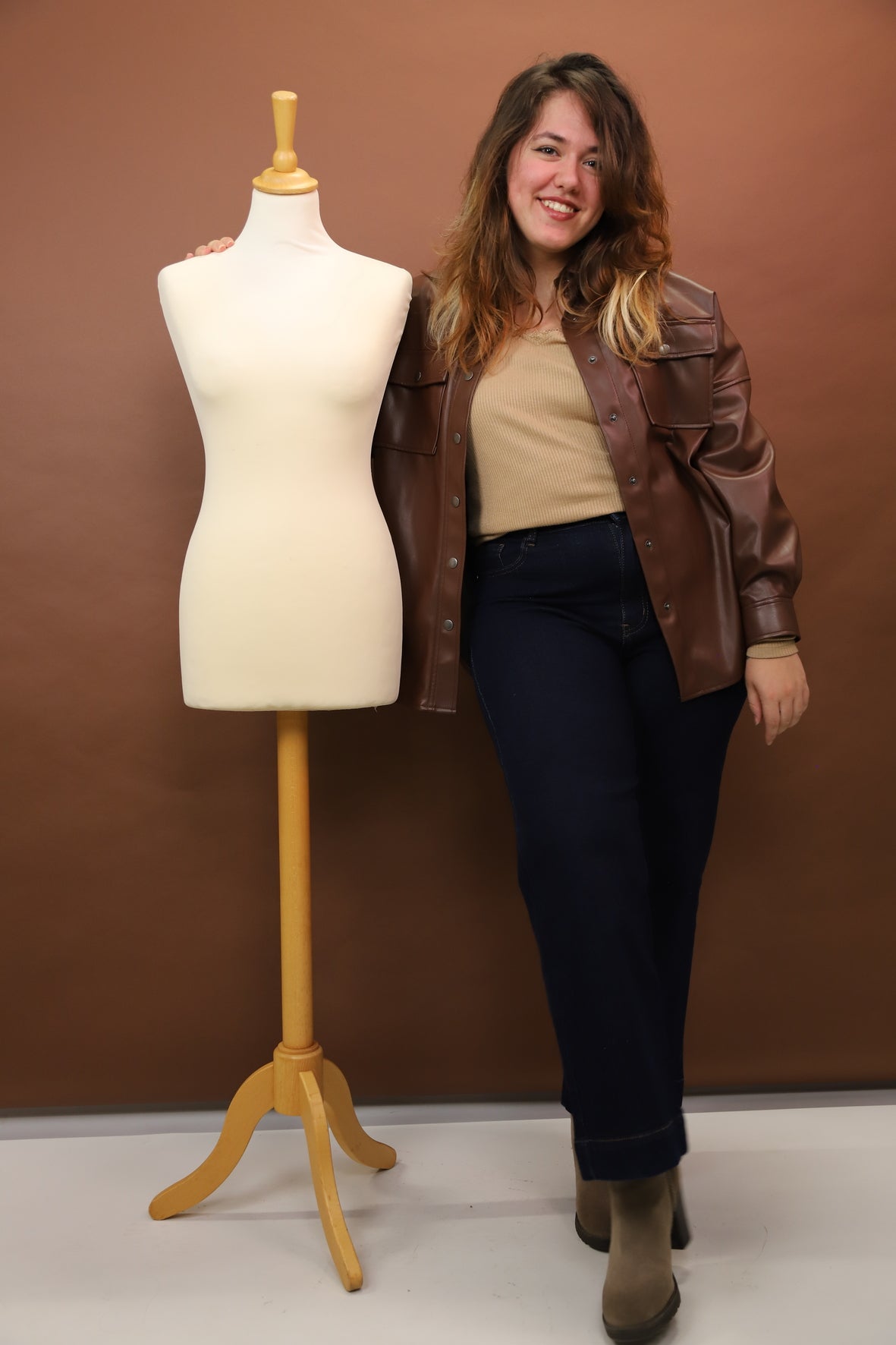 Veste marron Jennyfer Taille S