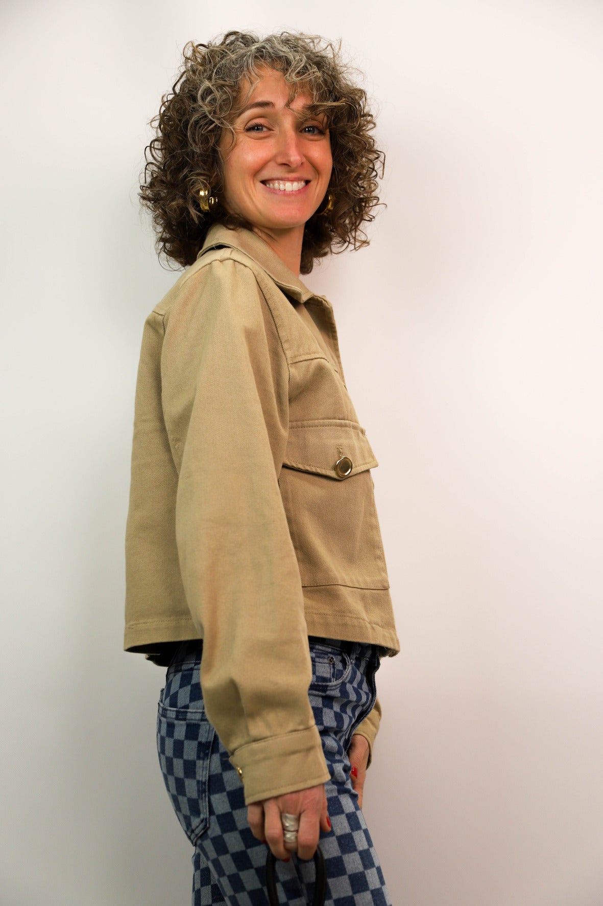 Veste beige Zara Taille XS