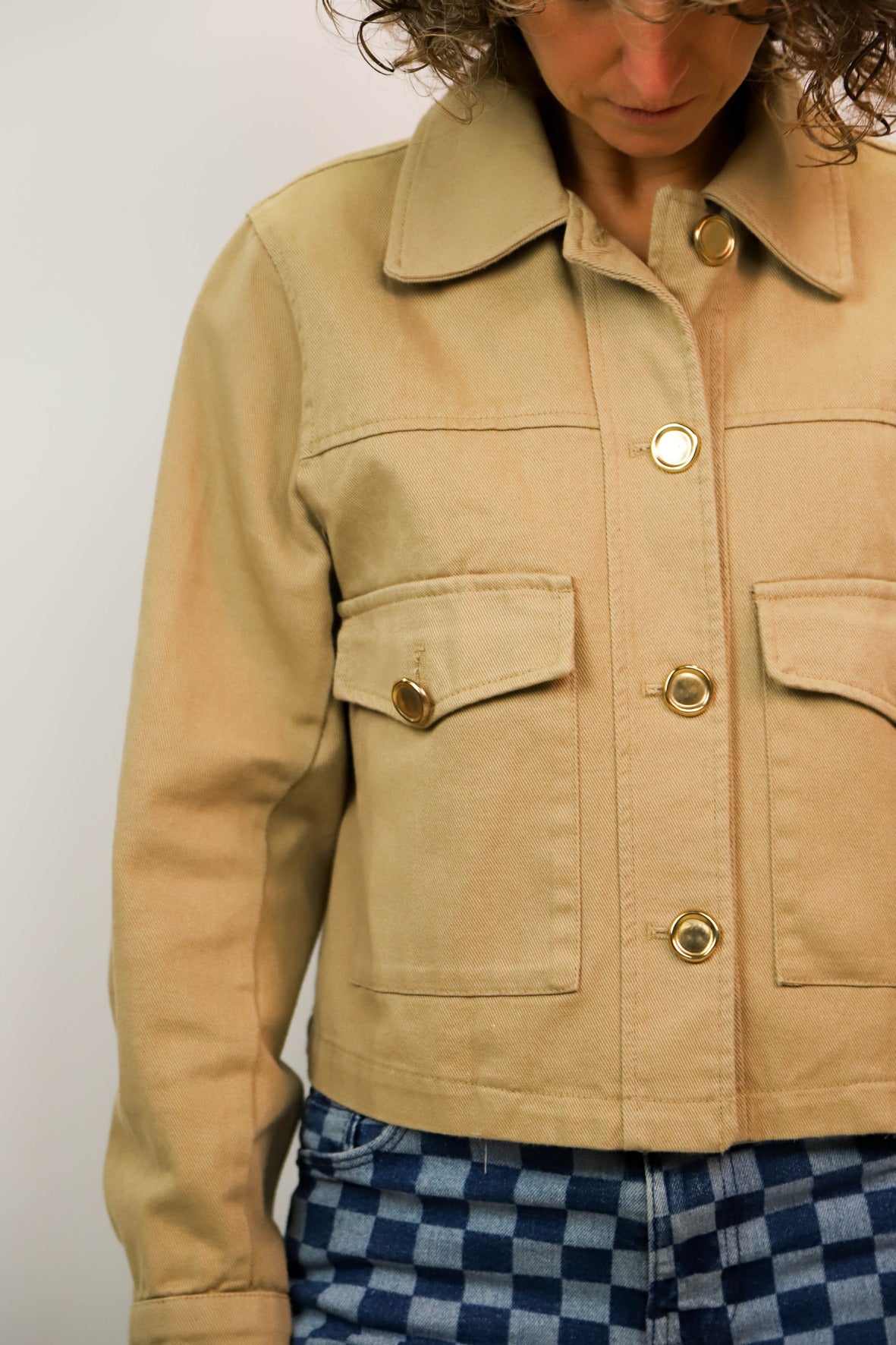 Veste beige Zara Taille XS